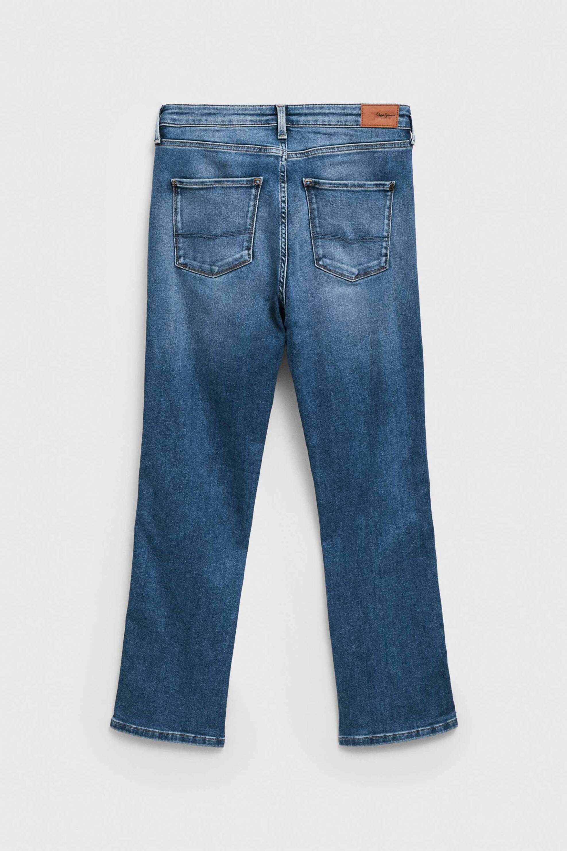 Pepe Jeans γυναικείο τζην παντελόνι ψηλόμεσο πεντάτσεπο μήκους 7/8 Slim Fit "Dion" - PL204263RR5L Denim Blue φωτογραφία