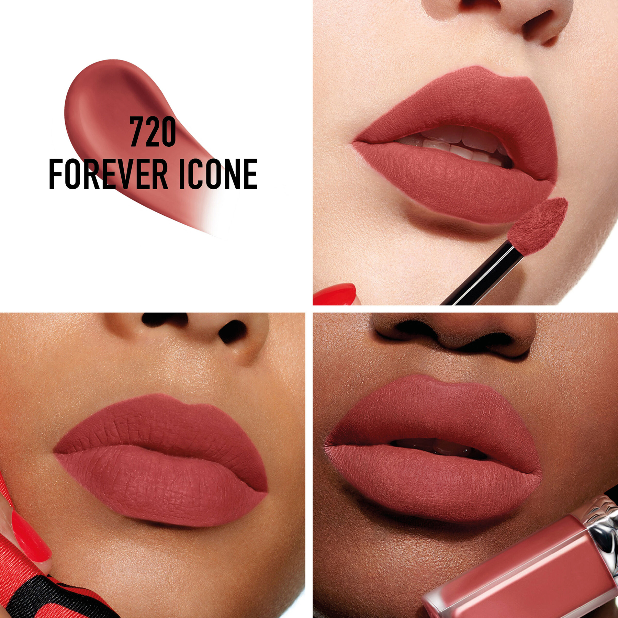 Dior Rouge Dior Forever Liquid Transfer-Proof Liquid Lipstick - Ultra-Pigmented Matte - Weightless Comfort 720 Forever Icone - C025400720 φωτογραφία