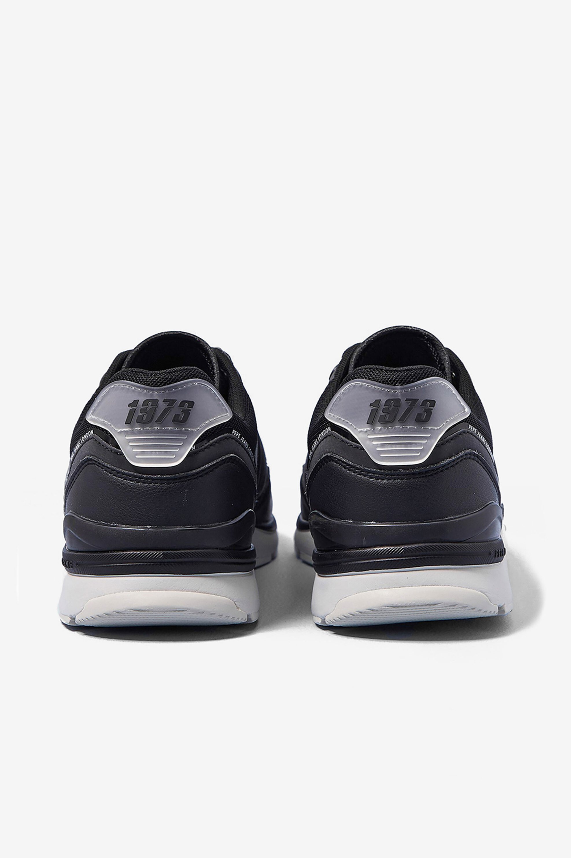 Pepe Jeans Ανδρικά Sneakers με Faux Leather Λεπτομέρειες X20 B W - Pms30781 Μαύρο