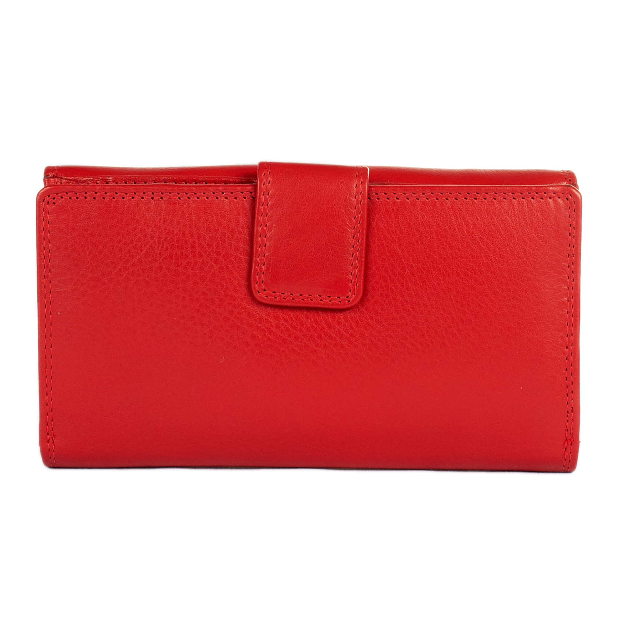 Armonto γυναικείο δερμάτινο πορτοφόλι με ανάγλυφο lettering - 08311- Κόκκινο φωτογραφία