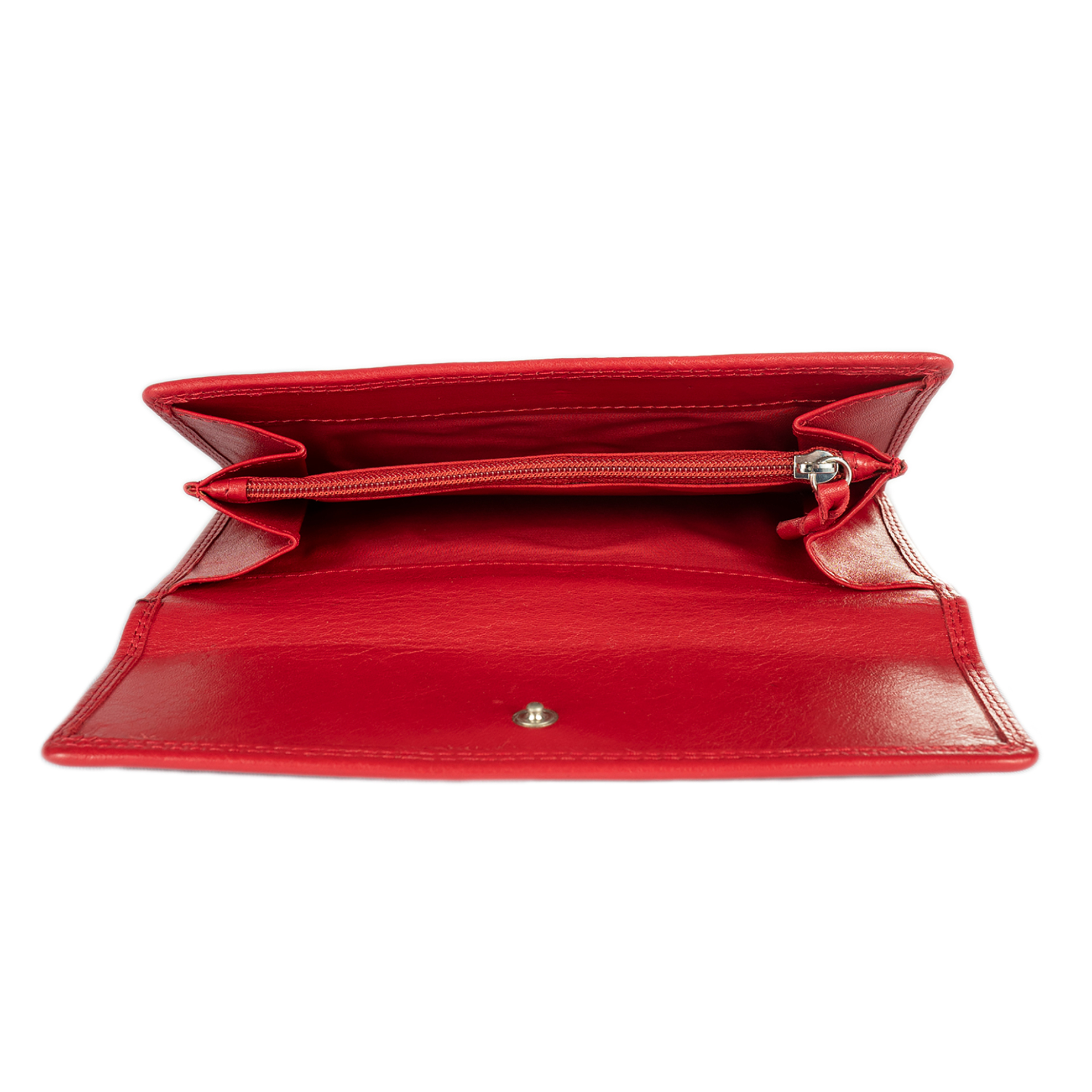 Armonto γυναικείο δερμάτινο πορτοφόλι με ανάγλυφο lettering - 08311- Κόκκινο φωτογραφία