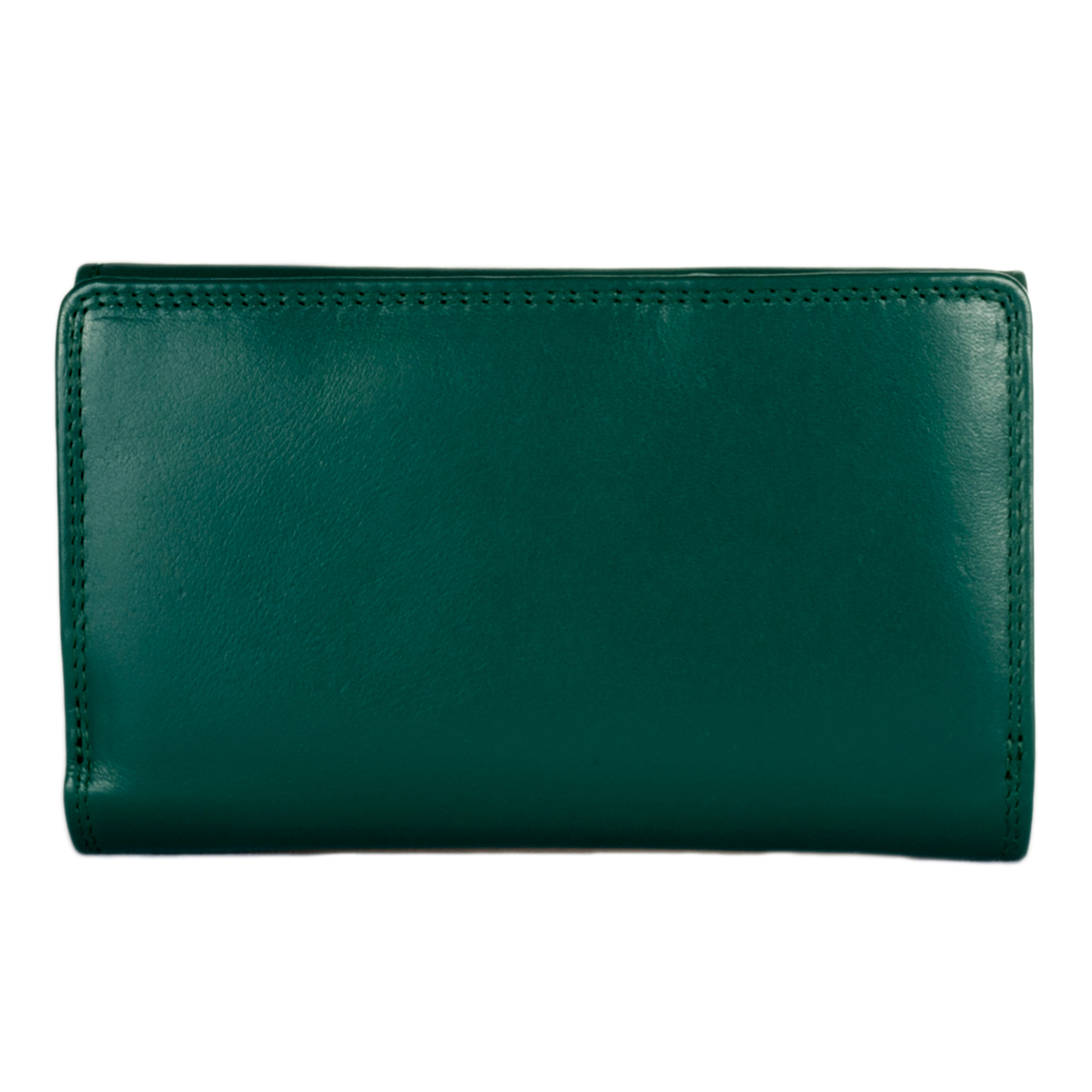 Armonto γυναικείο δερμάτινο πορτοφόλι με ανάγλυφο lettering - 08312- Πράσινο φωτογραφία