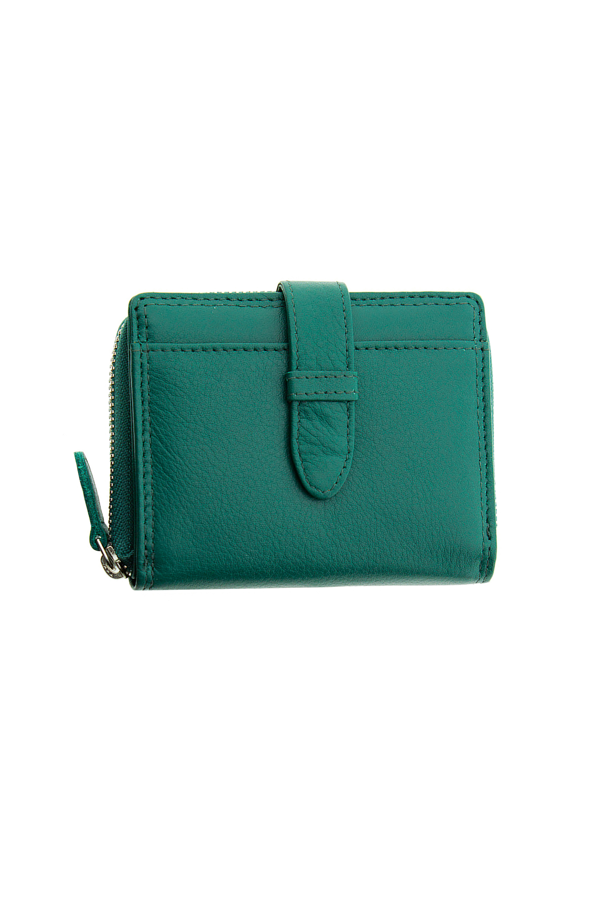 ARMONTO Armonto γυναικείο δερμάτινο πορτοφόλι με ανάγλυφο lettering - 08314- Πράσινο