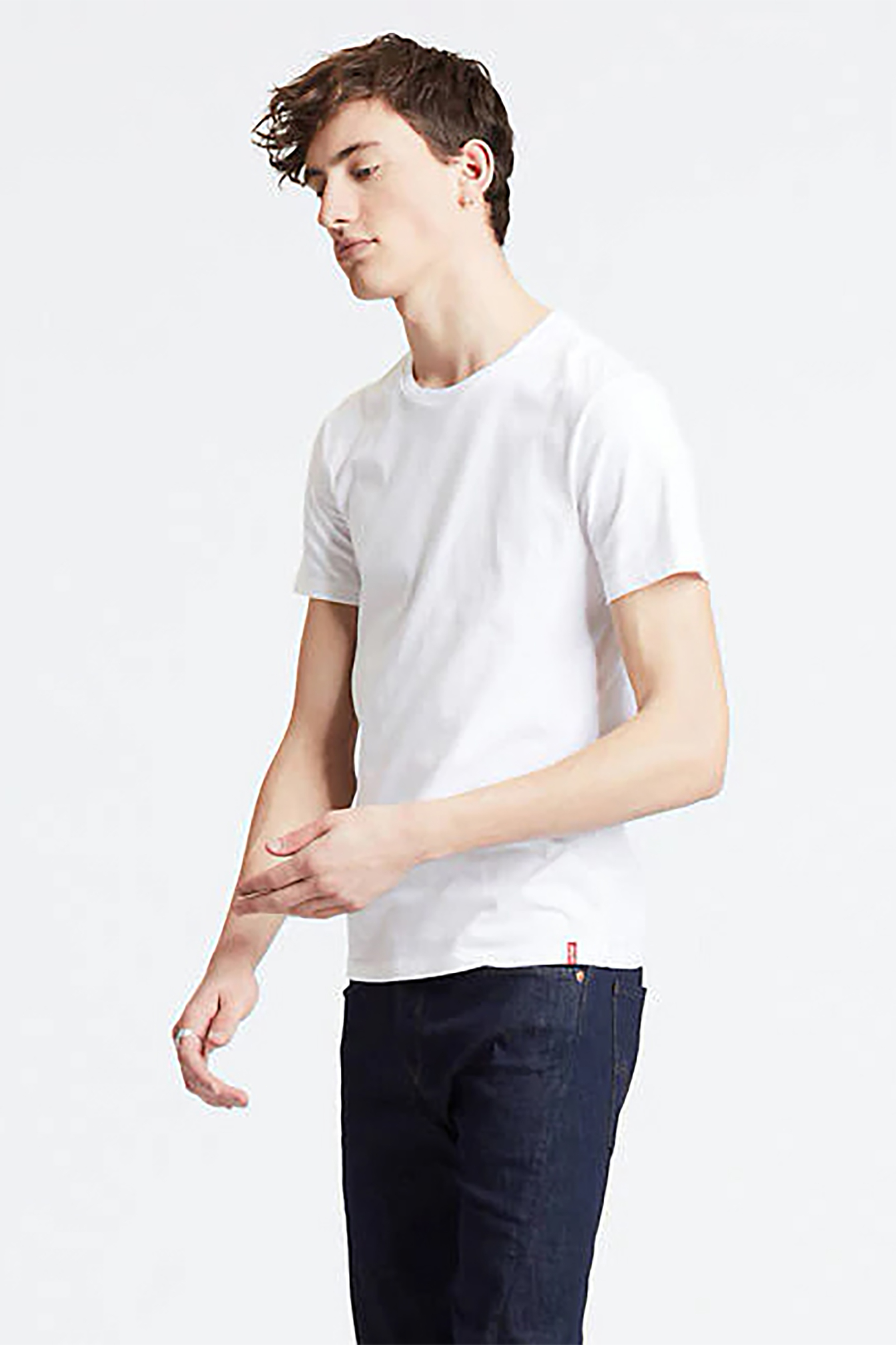 Άνδρας > ΡΟΥΧΑ > Μπλούζες > T-Shirts Levi's® ανδρικό Τ-shirt slim fit "Σετ 2 τεμαχίων" - 7954100-00 Λευκό