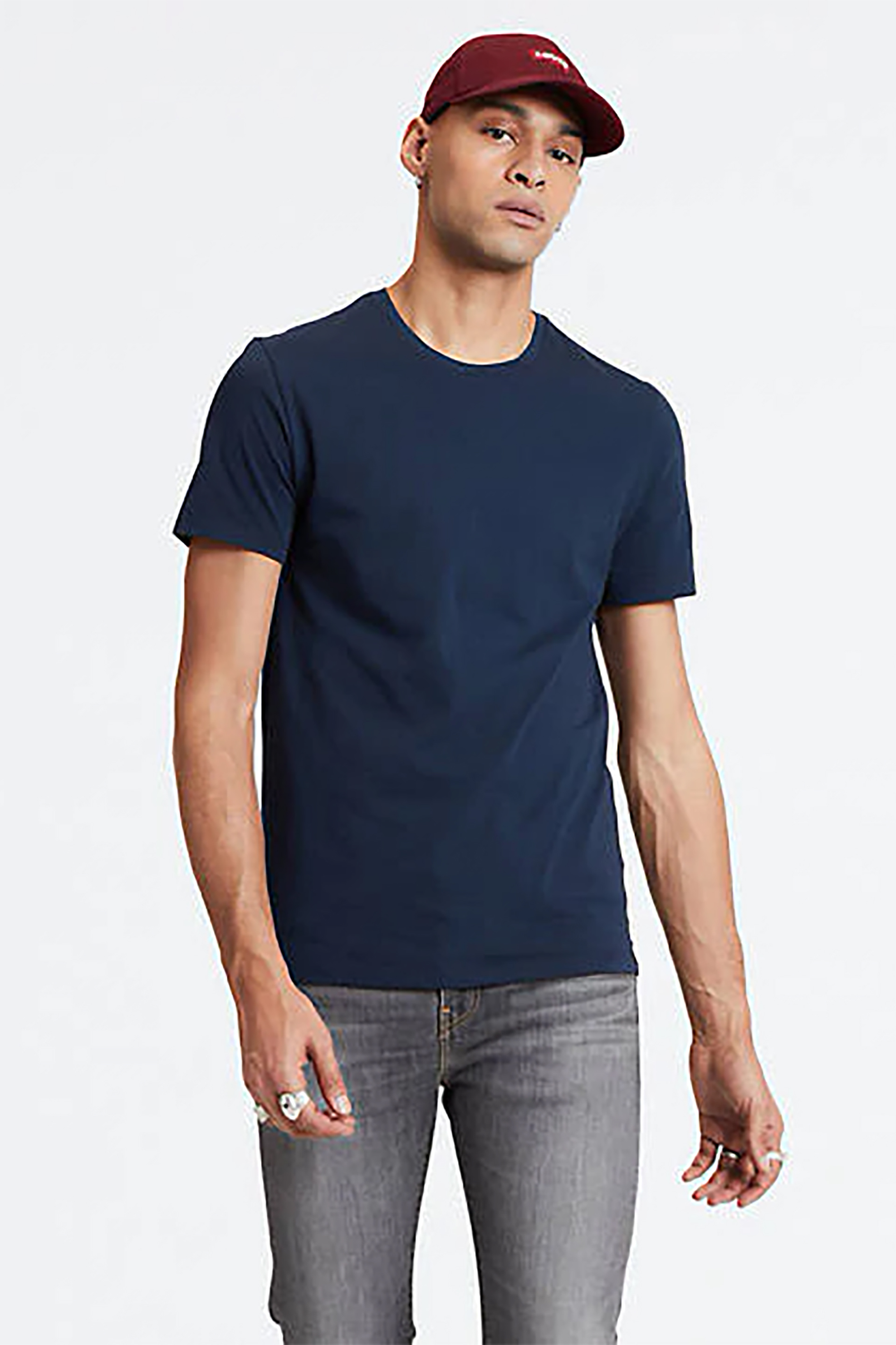 Levi's® ανδρικό Τ-shirt (Σετ 2 τεμαχίων) - 7954100-02 Μπλε Σκούρο