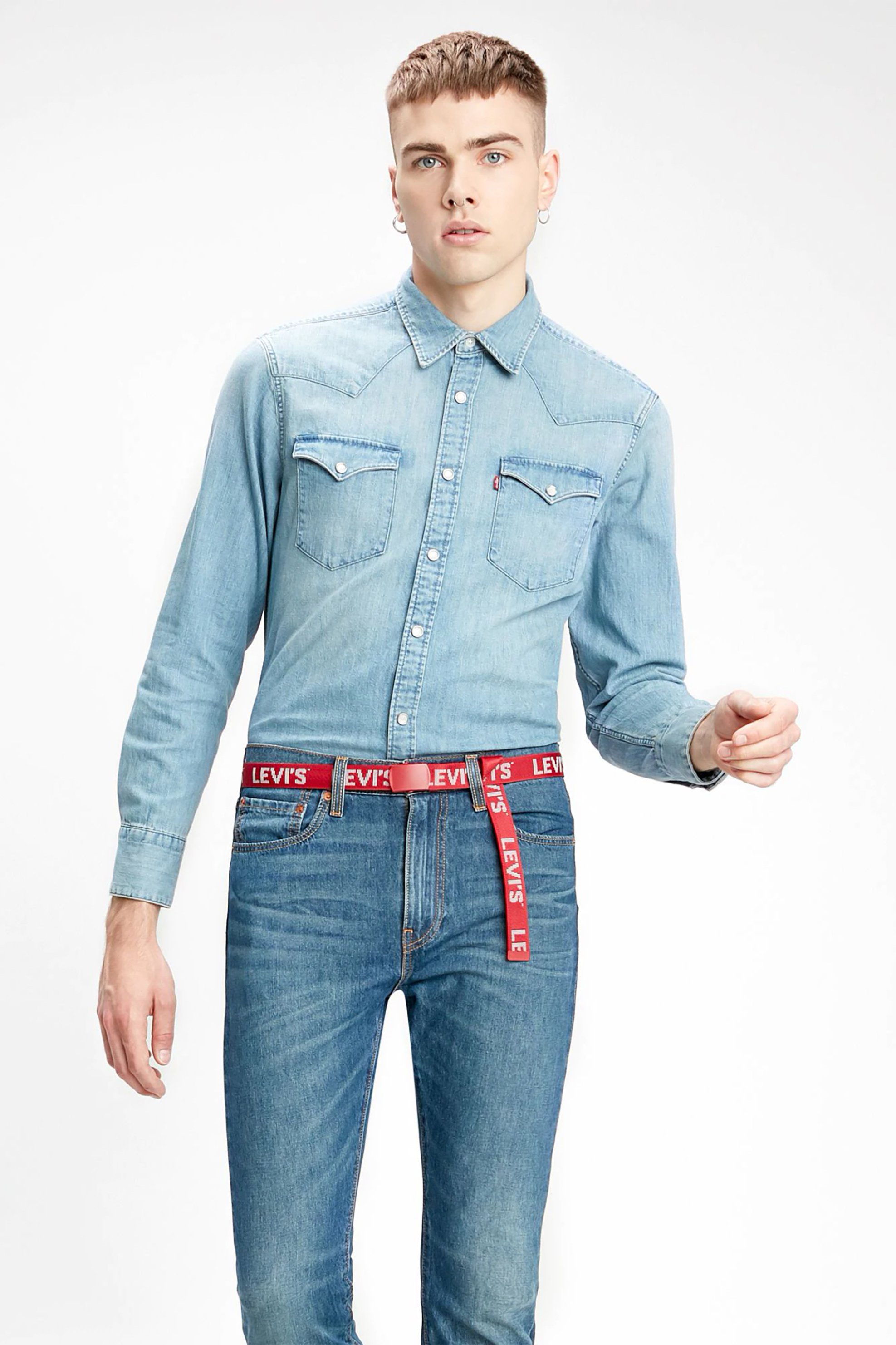 Levi's® ανδρικό denim πουκάμισο "Barstow Western Standard" - 8574400-01