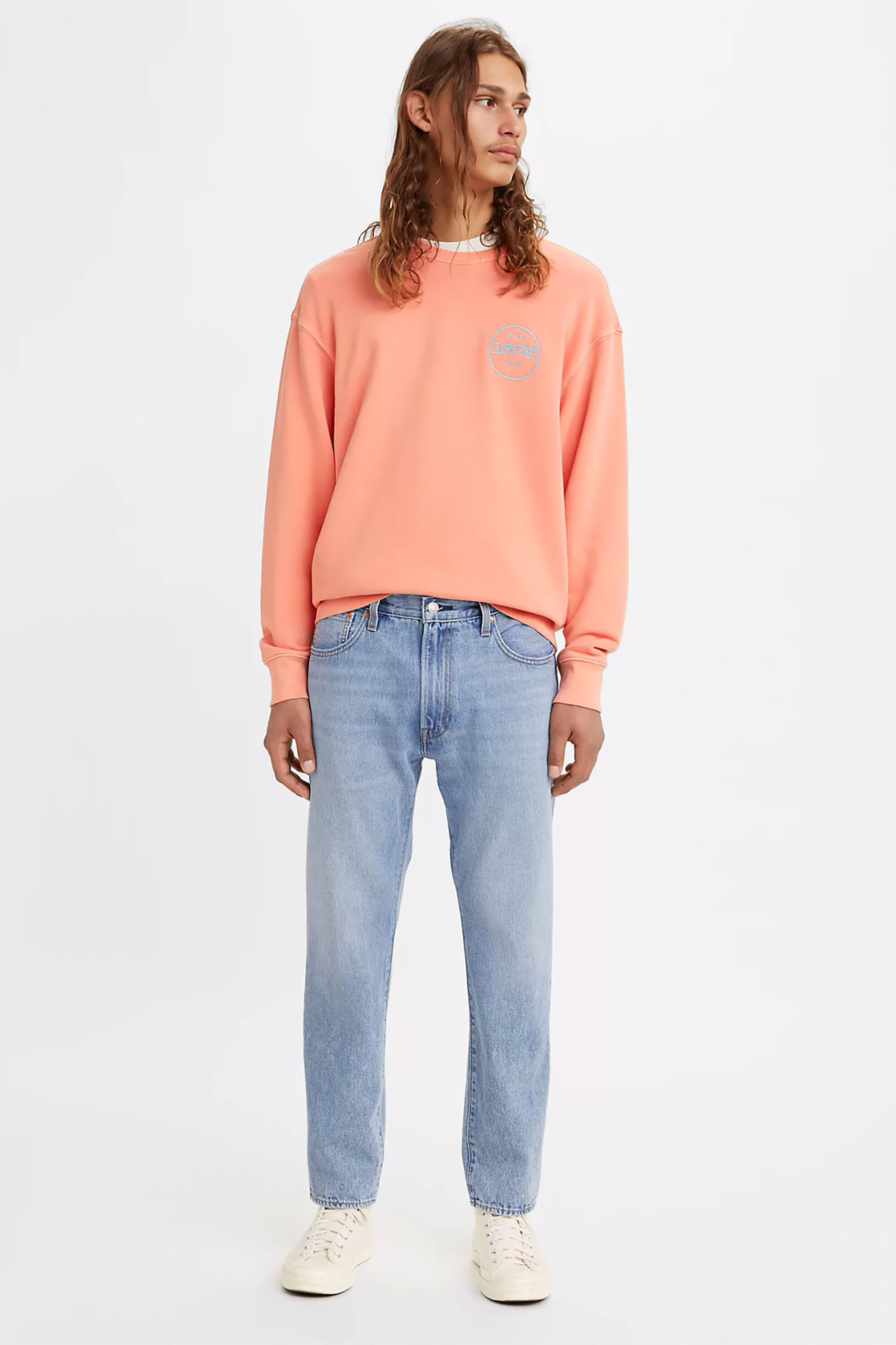 LEVI'S Levi's® ανδρικό τζην παντελόνι Straight Crop "551Z™" - A092700-05 Μπλε Ανοιχτό