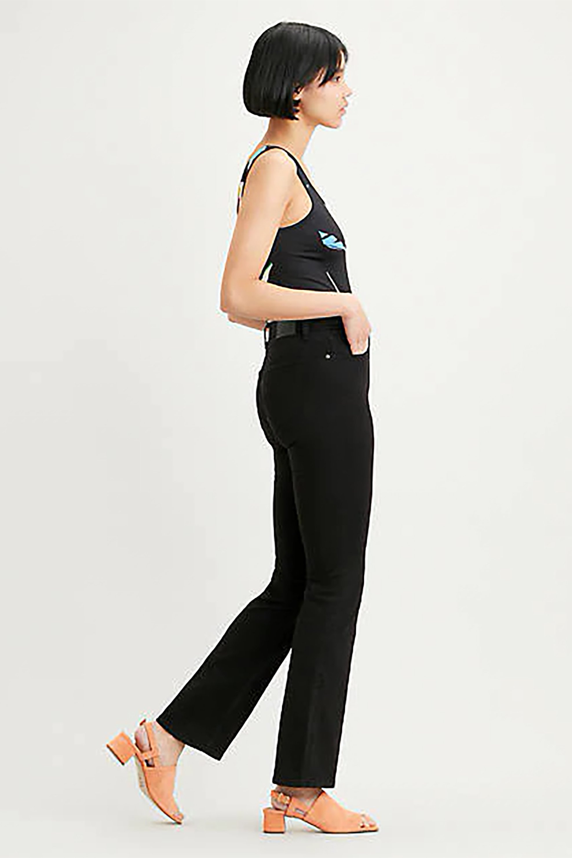 Levi's® γυναικείο τζιν παντελόνι ''725™ High Rise Bootcut'' (30L) - 1875900-32-30-** Μαύρο