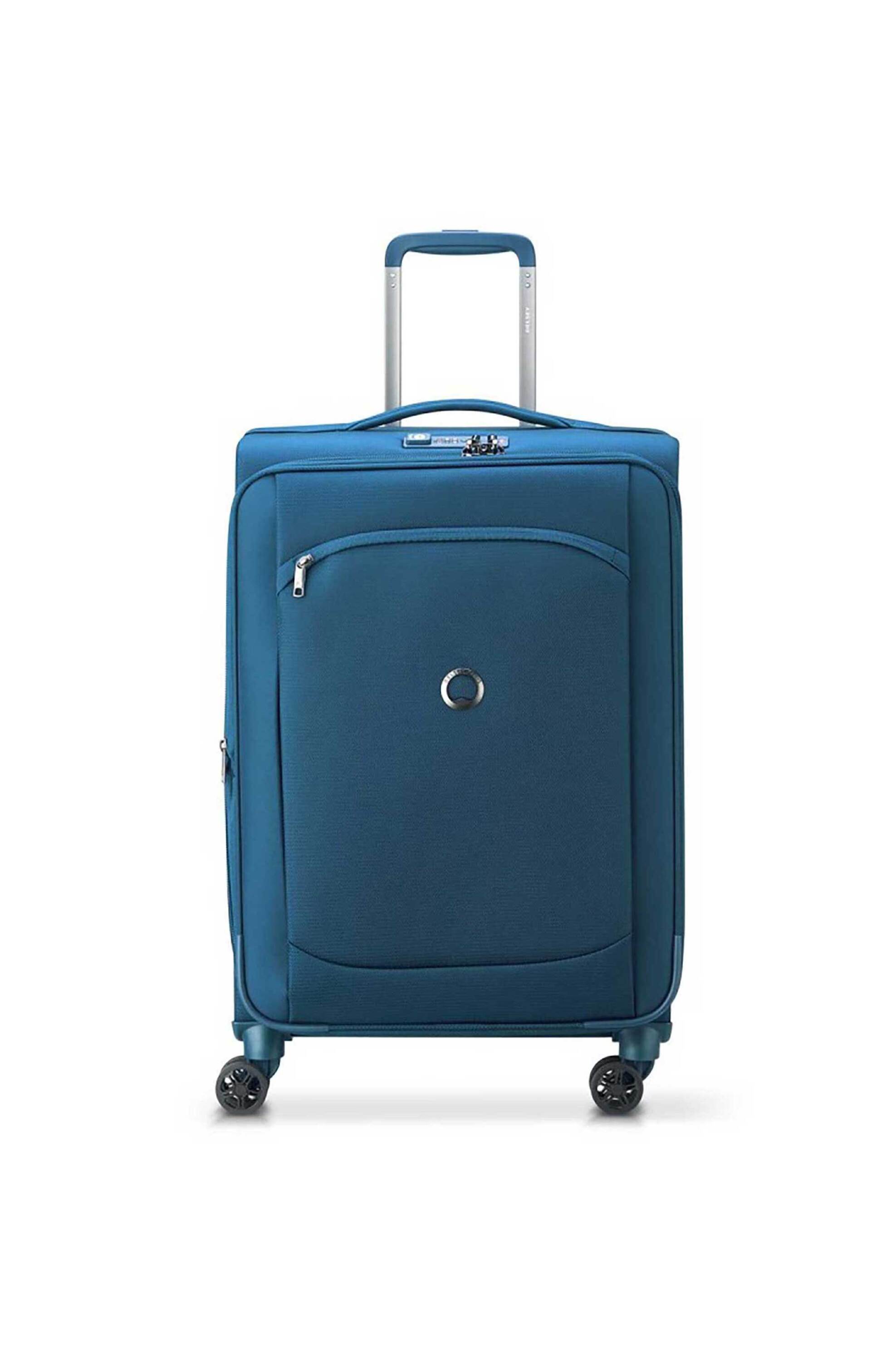 DELSEY Delsey unisex βαλίτσα medium μονόχρωμη με μεταλλικό λογότυπο "Montmartre Air 2.0" 68 x 43 x 29 cm - 235281912