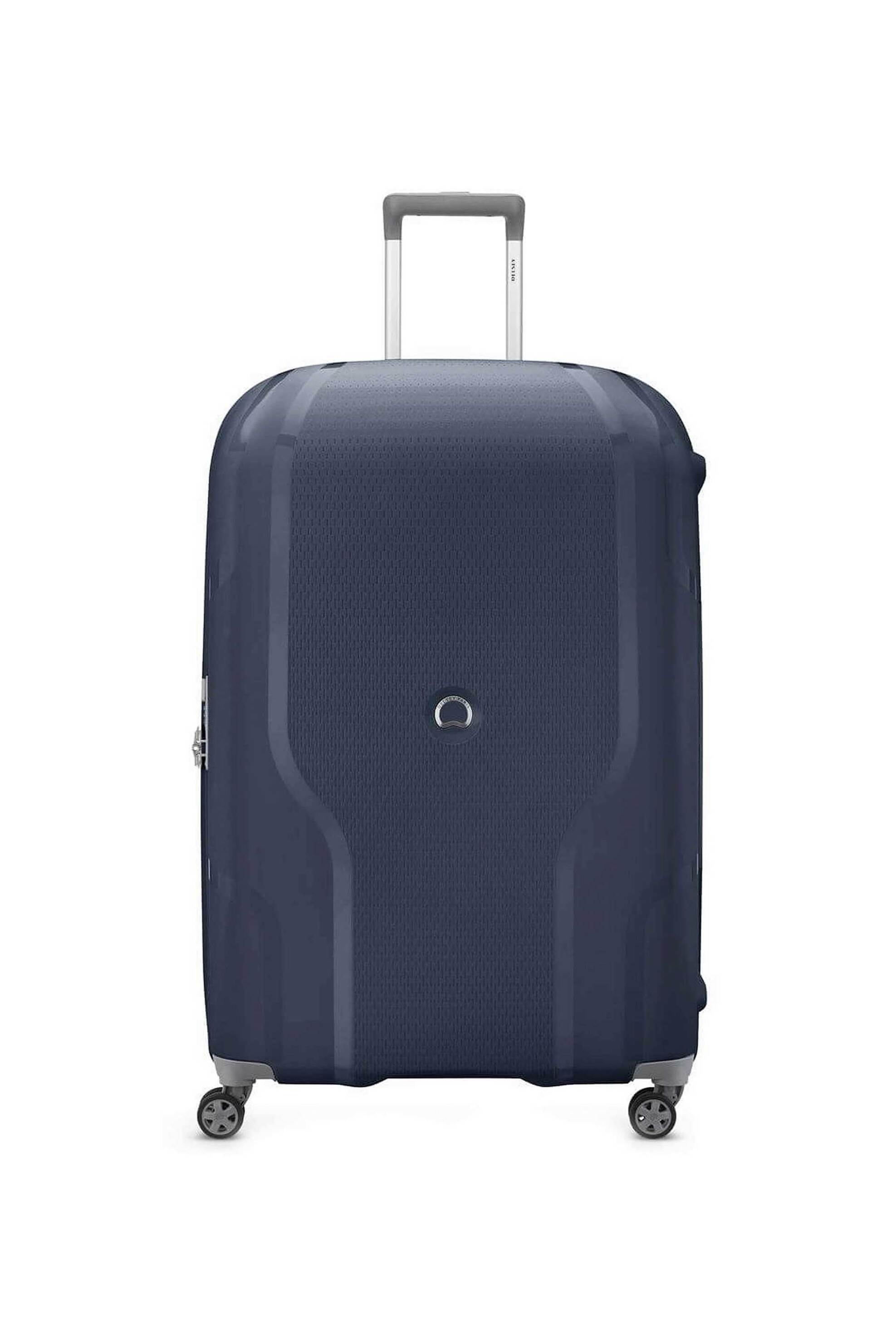 DELSEY Delsey unisex βαλίτσα hard μονόχρωμη με μεταλλικό λογότυπο μπροστά "Clavel" 82,5 x 54,5 x 33,5 cm - 384583002