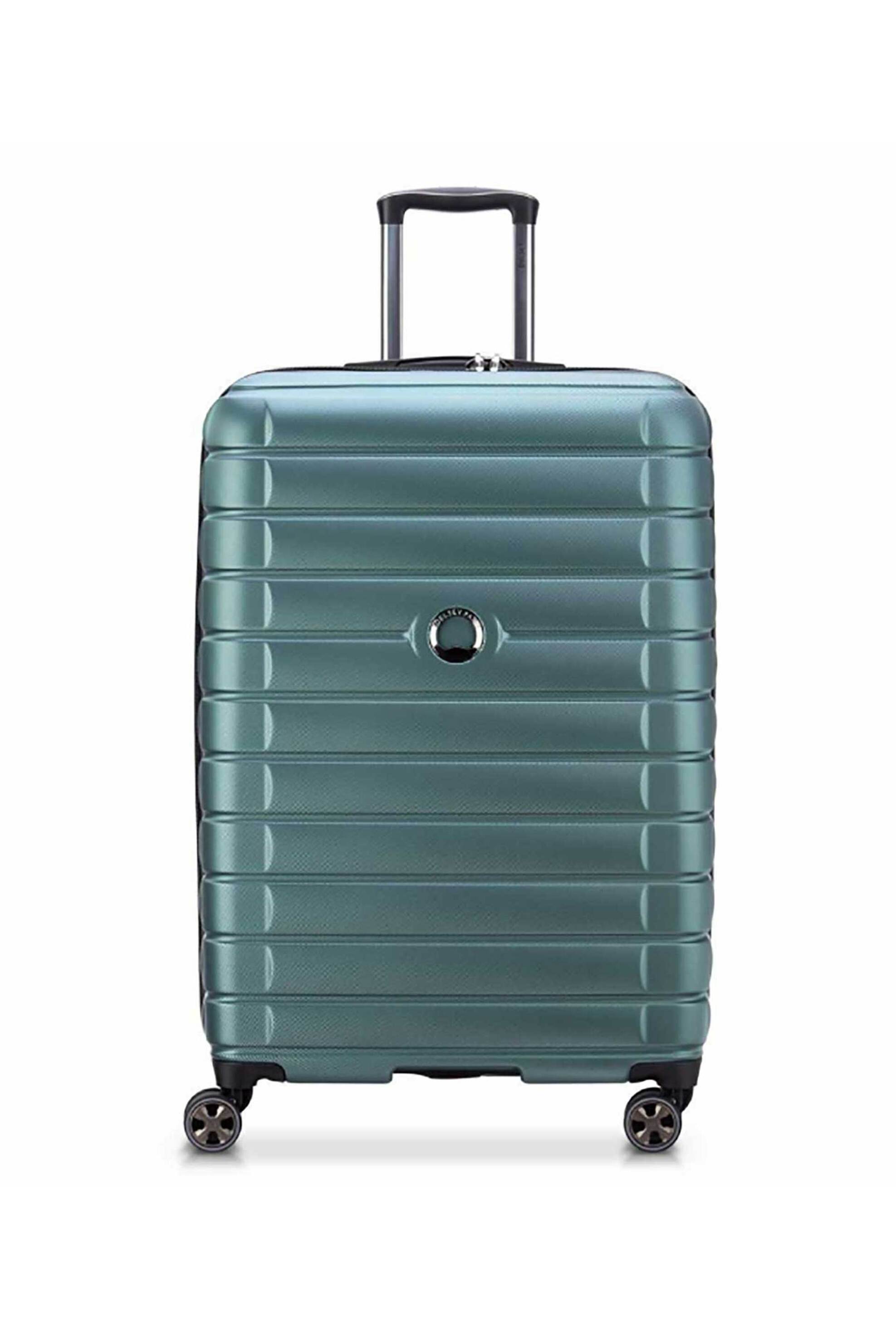 DELSEY Delsey unisex βαλίτσα large hard μονόχρωμη με μεταλλικό λογότυπο και ανάγλυφο σχέδιο " Shadow" 78 x 50 x 30 cm - 287882103
