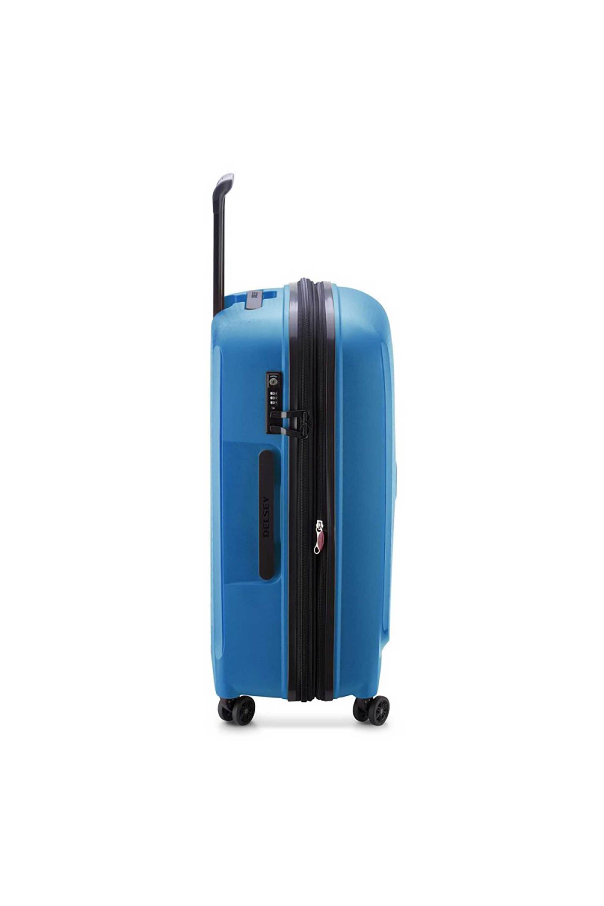 Delsey unisex βαλίτσα large μονόχρωμη με ανάγλυφο σχέδιο και λογότυπο " Belmont Plus" 70,5 x 47 x 31 cm - 386182072 φωτογραφία