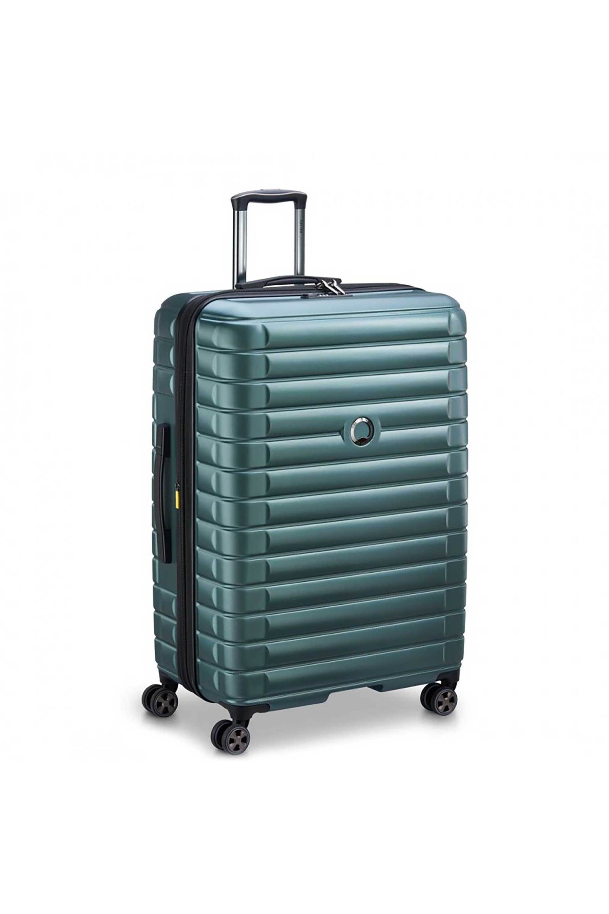 Delsey unisex βαλίτσα large μονόχρωμη με ανάγλυφο σχέδιο και μεταλλικό λογότυπο "Shadow" 82 x 55 x 34 cm - 287883103 φωτογραφία