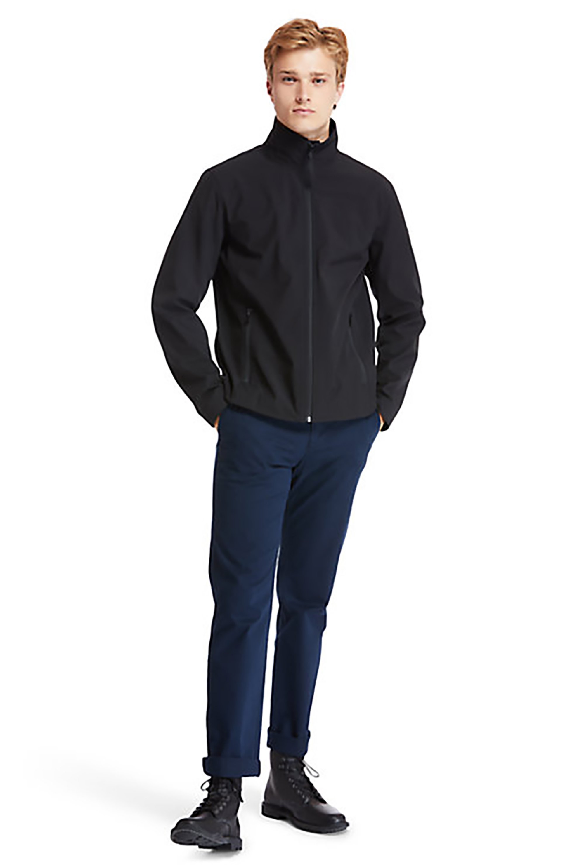 Timberland ανδρική chino παντελόνι μονόχρωμο ''Squam Lake'' - TB0A2BZA4331 Μπλε Σκούρο