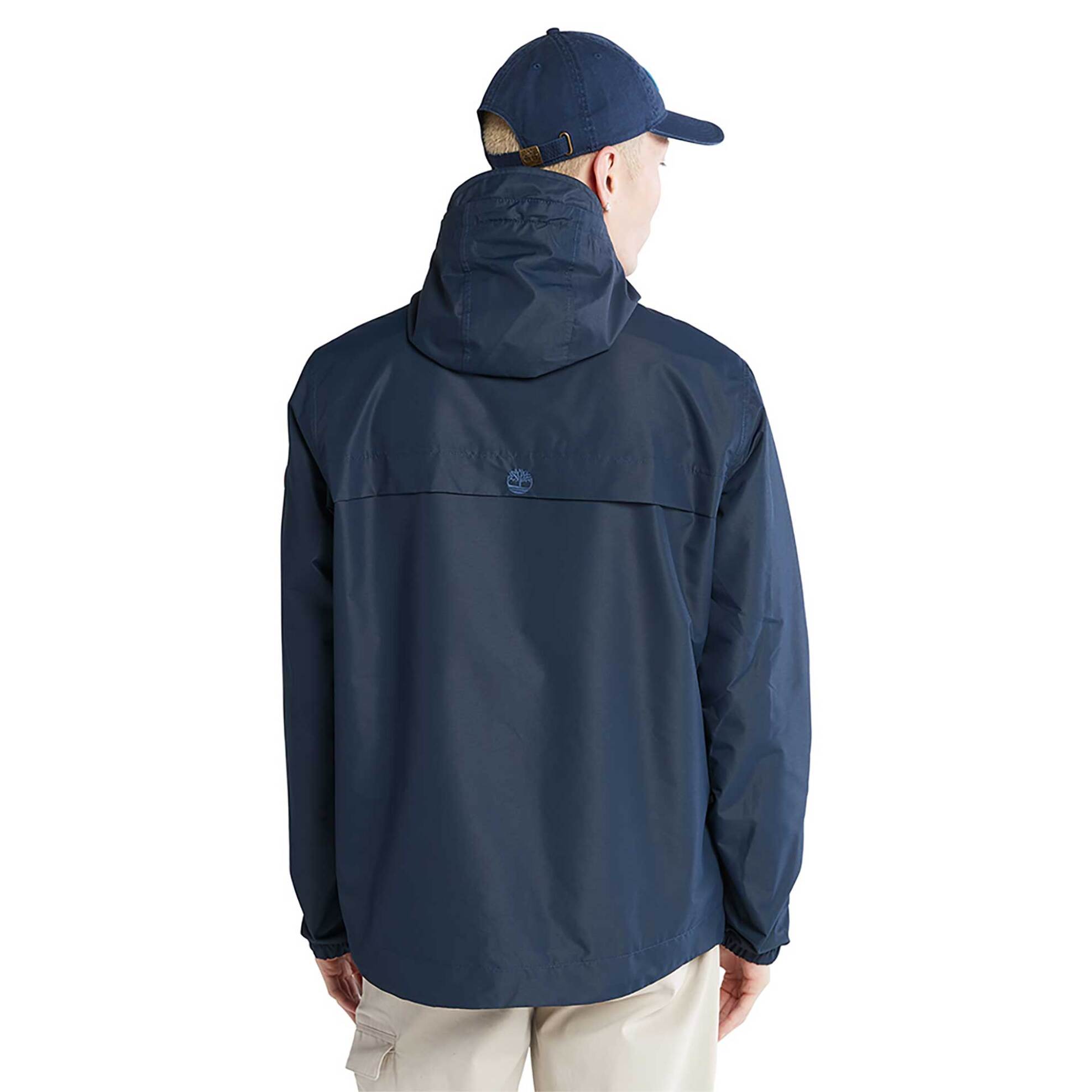 Timberland Ανδρικό Jacket με Κουκούλα Wr Benton Shell - Tb0A5Xrs4331 Μπλε Σκούρο