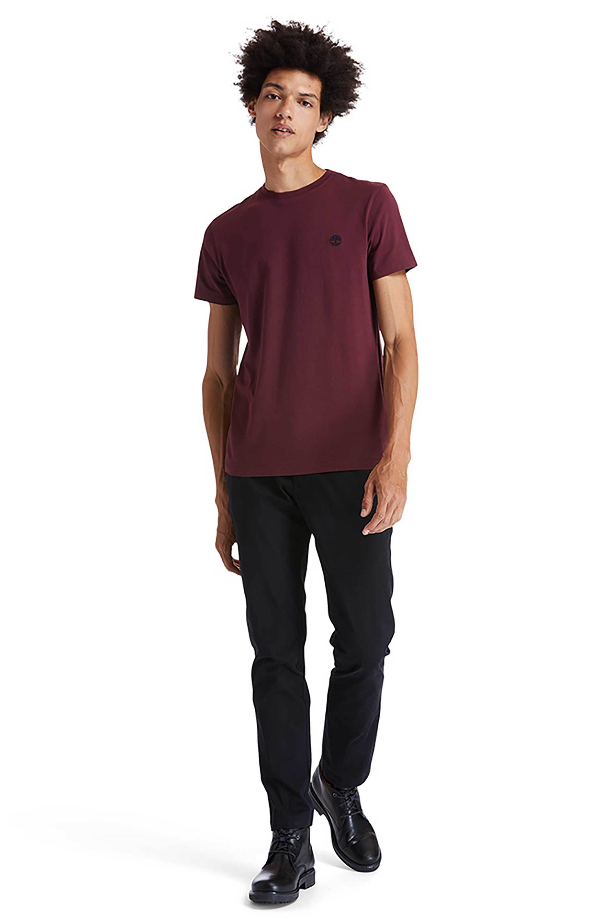 TIMBERLAND Timberland ανδρικό παντελόνι chino Slim Fit "Sargent Lake" - TB0A2BYY0011 Μαύρο
