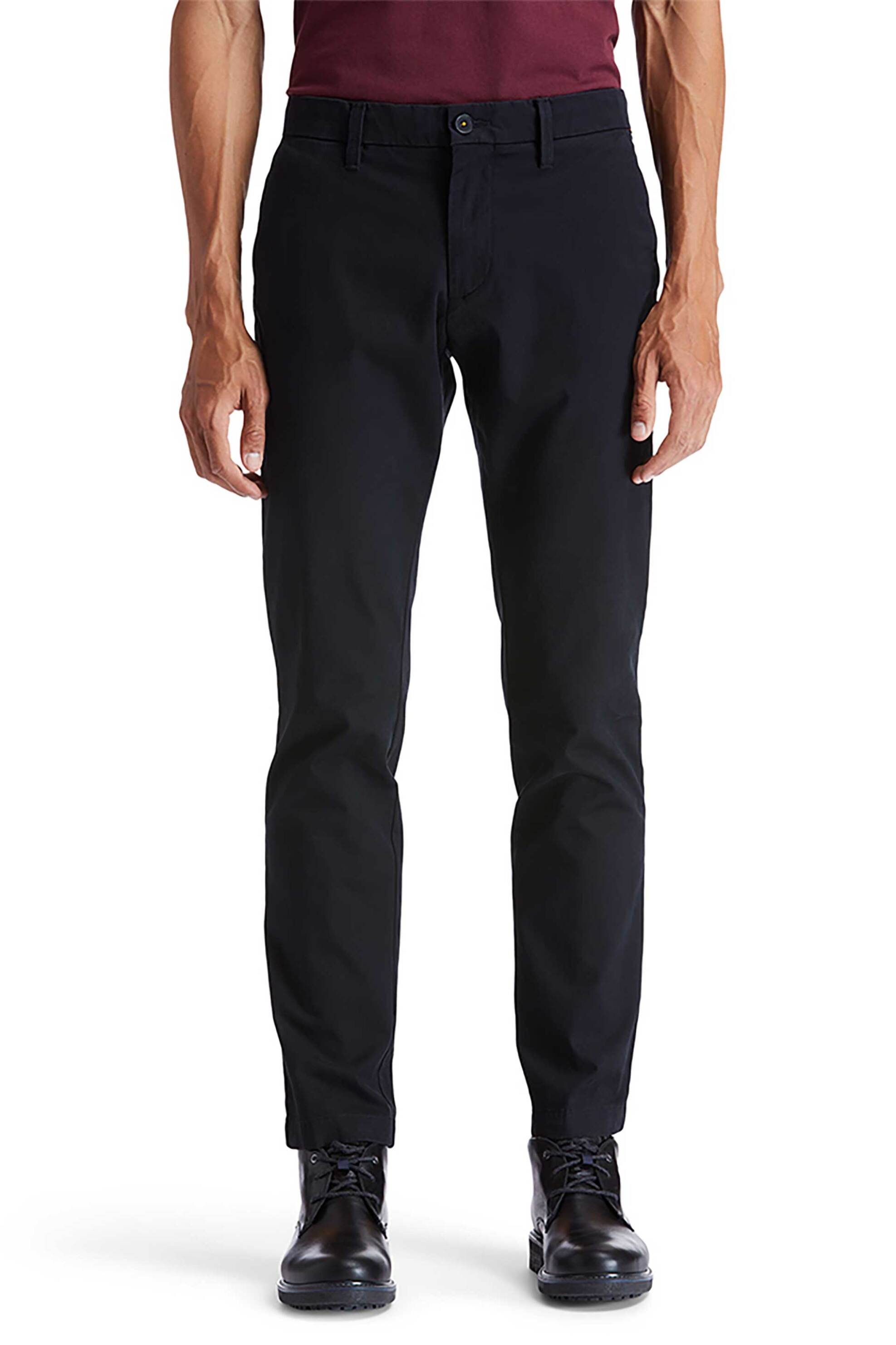 Timberland ανδρικό παντελόνι chino Slim Fit "Sargent Lake" - TB0A2BYY0011 Μαύρο φωτογραφία
