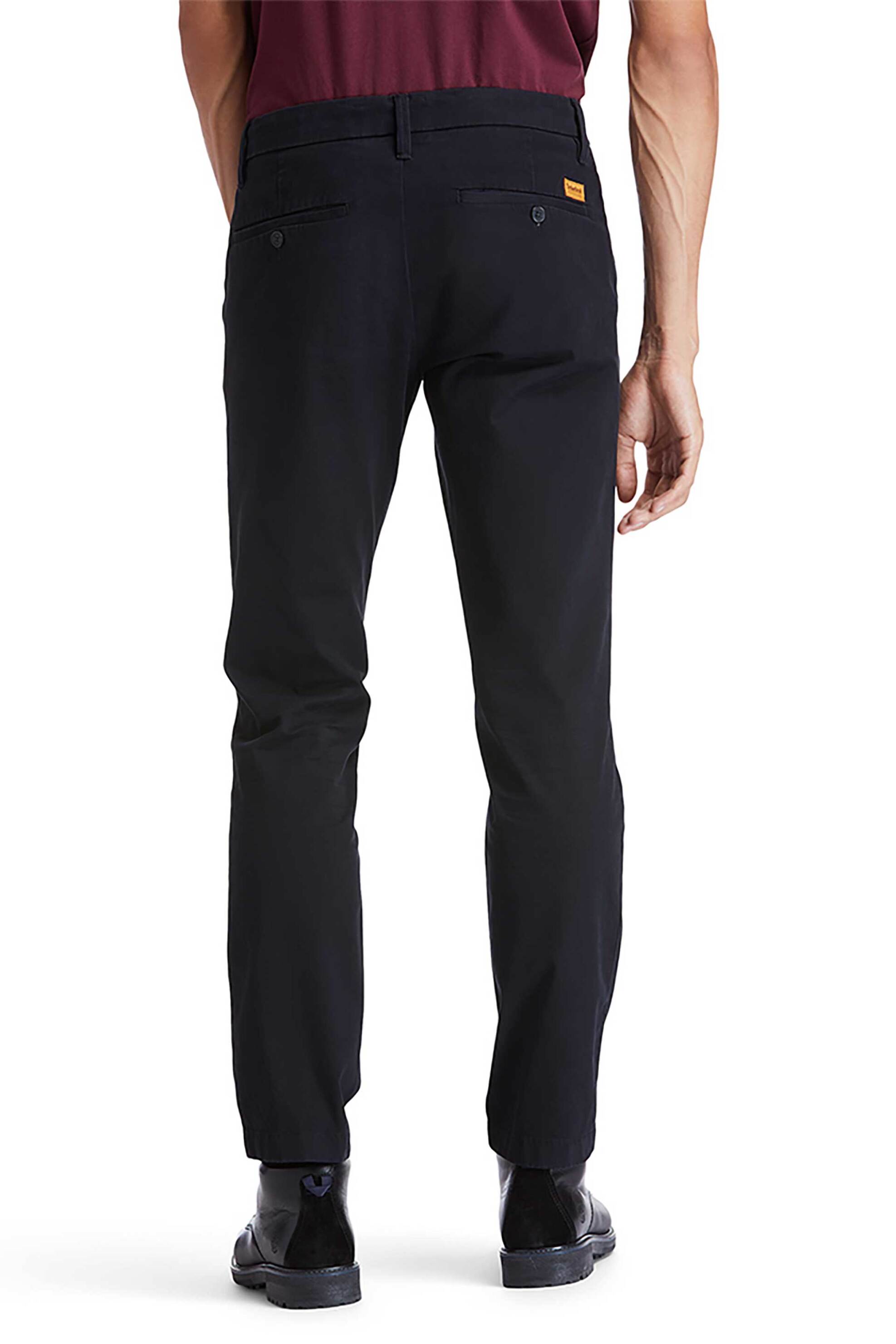 Timberland ανδρικό παντελόνι chino Slim Fit "Sargent Lake" - TB0A2BYY0011 Μαύρο φωτογραφία