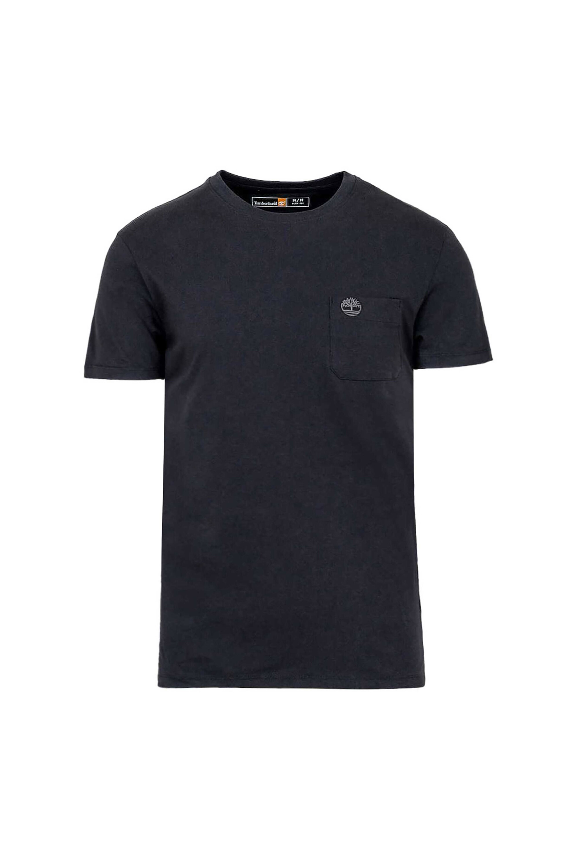 Timberland ανδρικό T-shirt με τσέπη και κεντημένο tree logo Slim Fit - TB0A2CQYX651 Μαύρο