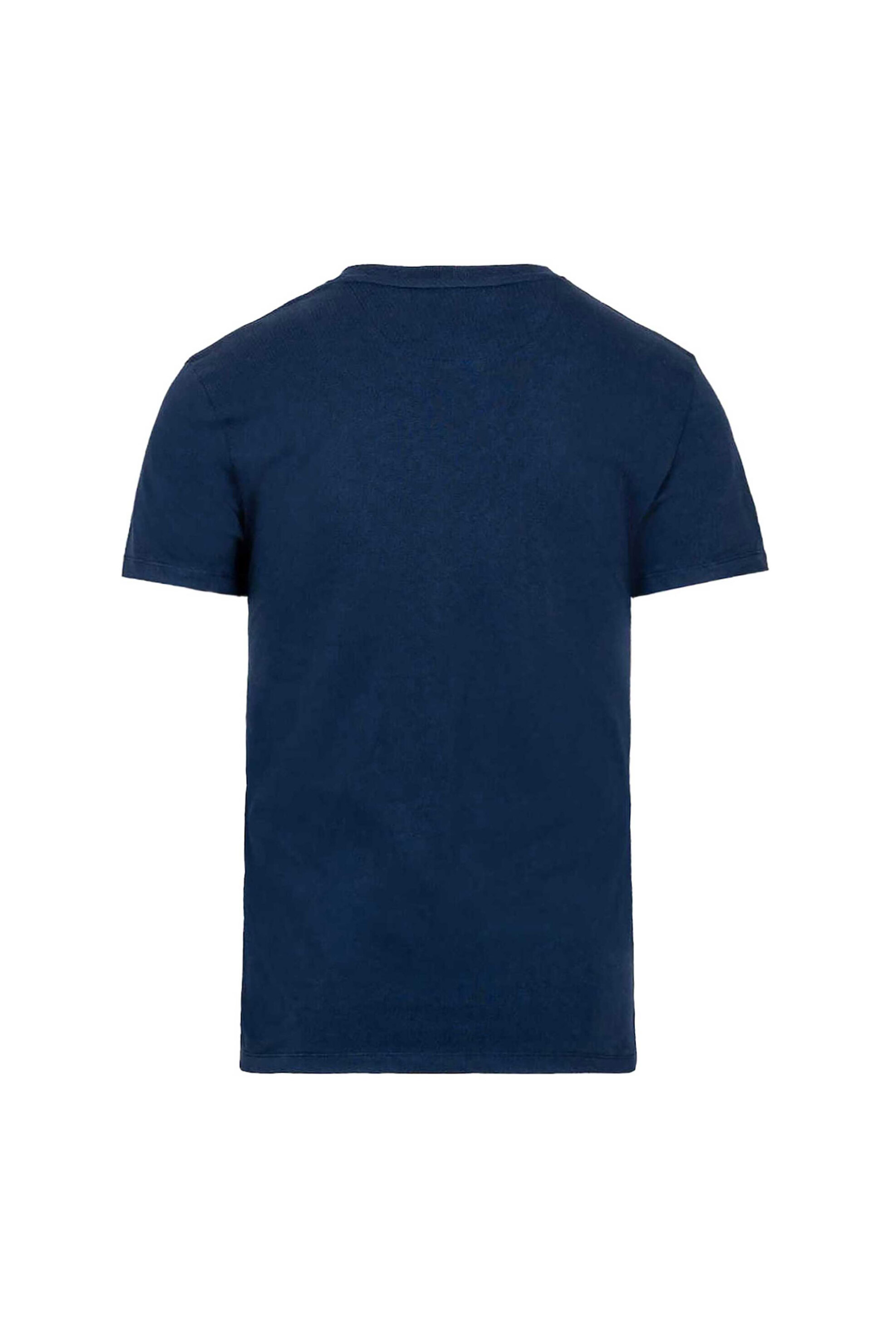 Timberland Ανδρικό T-Shirt με Τσέπη Και Κεντημένο Tree Logo Slim Fit - Tb0A2Cqyz021 Μπλε Σκούρο