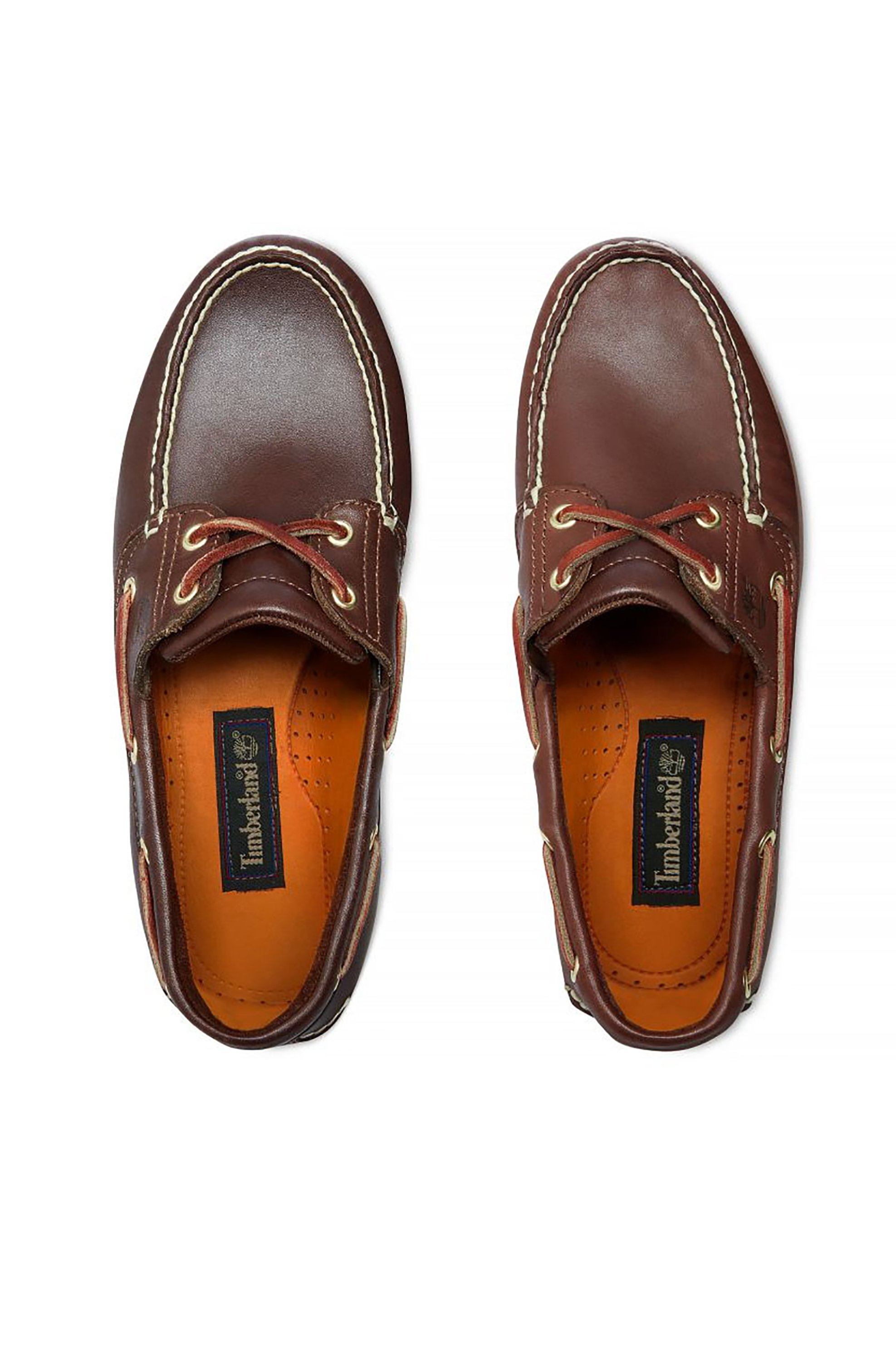 Timberland ανδρικά δερμάτινα παπούτσια boat Classic 2-Eye Boat - TB0740352141-** Καφέ φωτογραφία