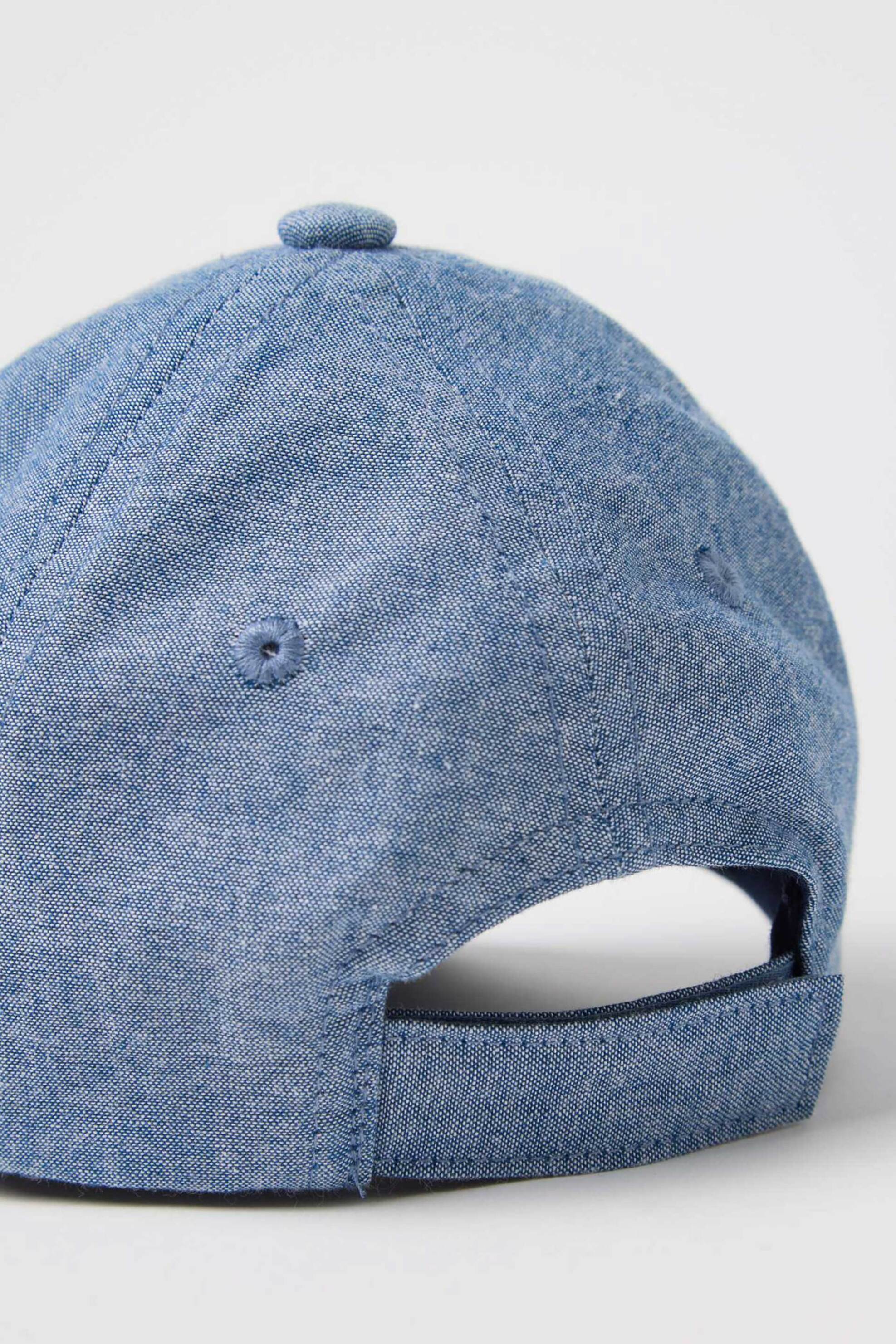 OVS βρεφικό denim καπέλο με κέντημα - 002268355 Denim Blue Ανοιχτό φωτογραφία