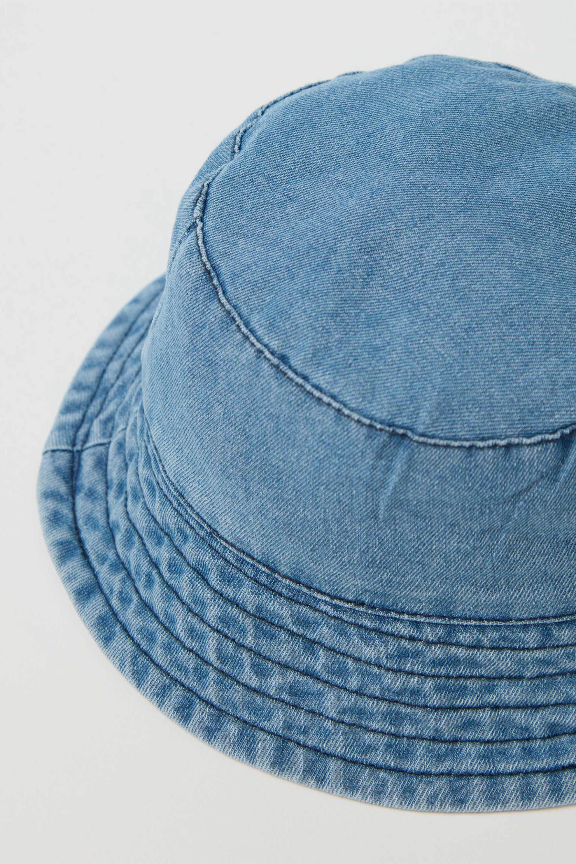 OVS βρεφικό denim καπέλο bucket με κέντημα Minnie και Mickey Mouse - 002268376 Denim Blue Ανοιχτό φωτογραφία