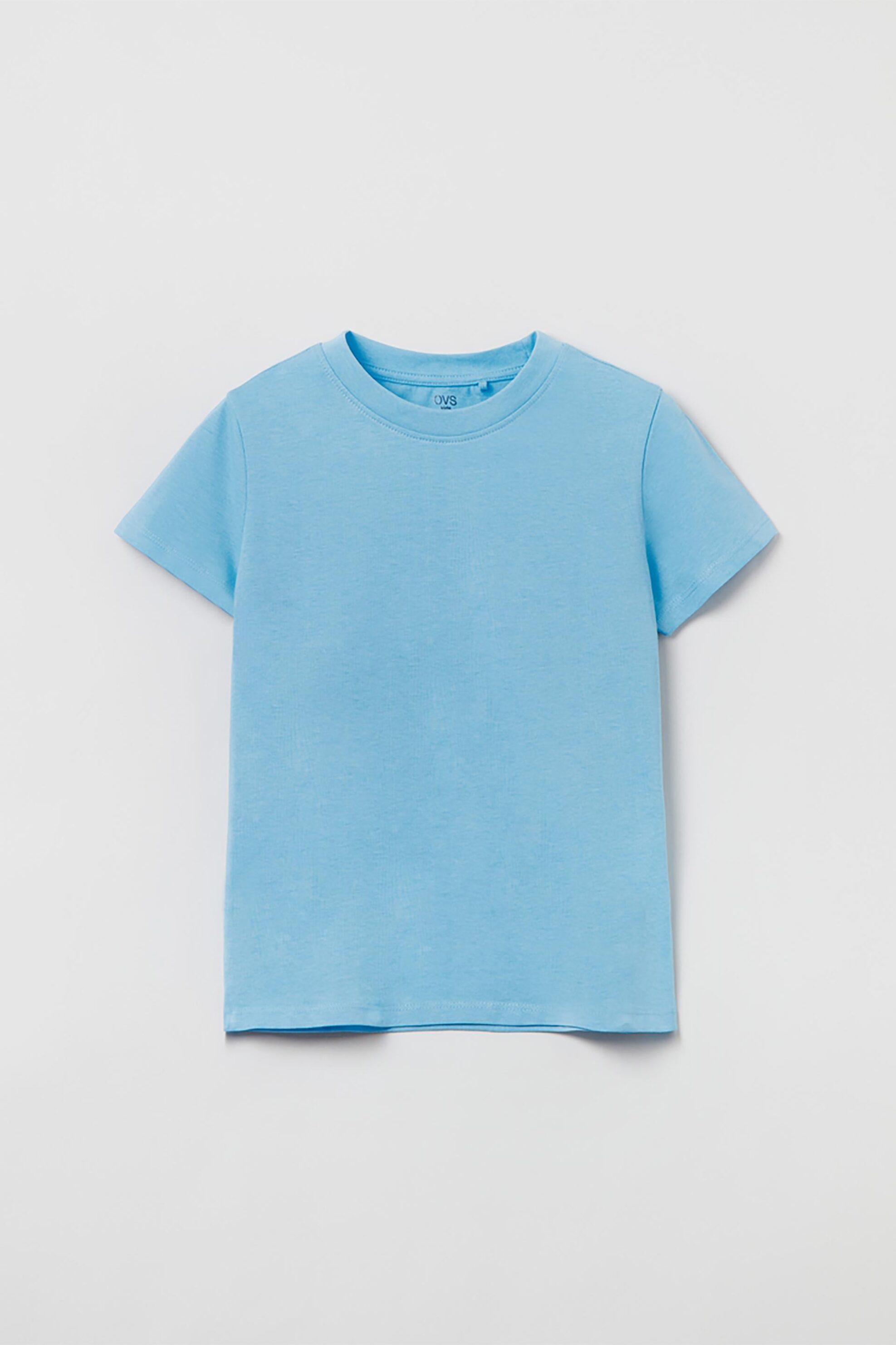 OVS παιδικό T-shirt μονόχρωμο με στρογγυλή λαιμόκοψη (10-15 ετών) - 001678404