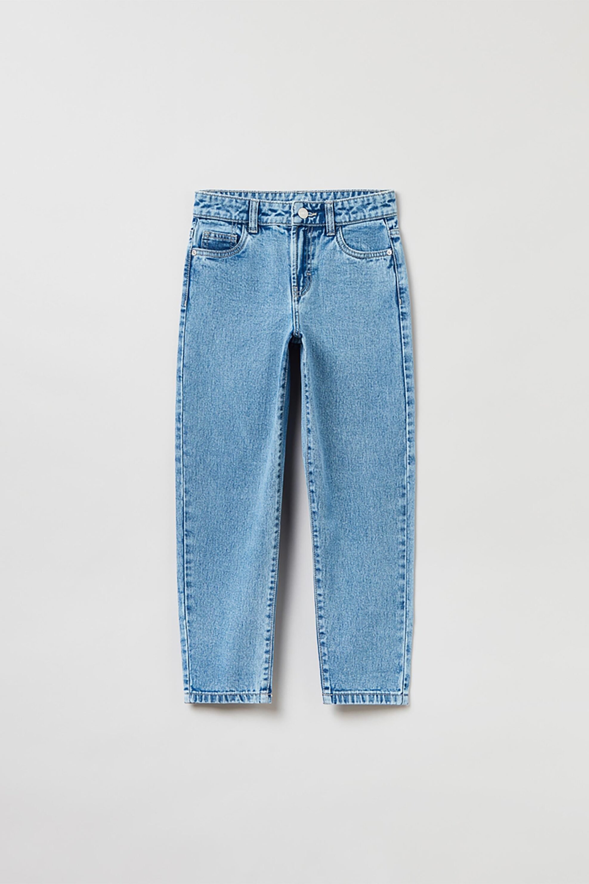 OVS παιδικό τζην παντελόνι mom fit πεντάτσεπο (10-15 ετών) - 001678930 Denim Blue Ανοιχτό