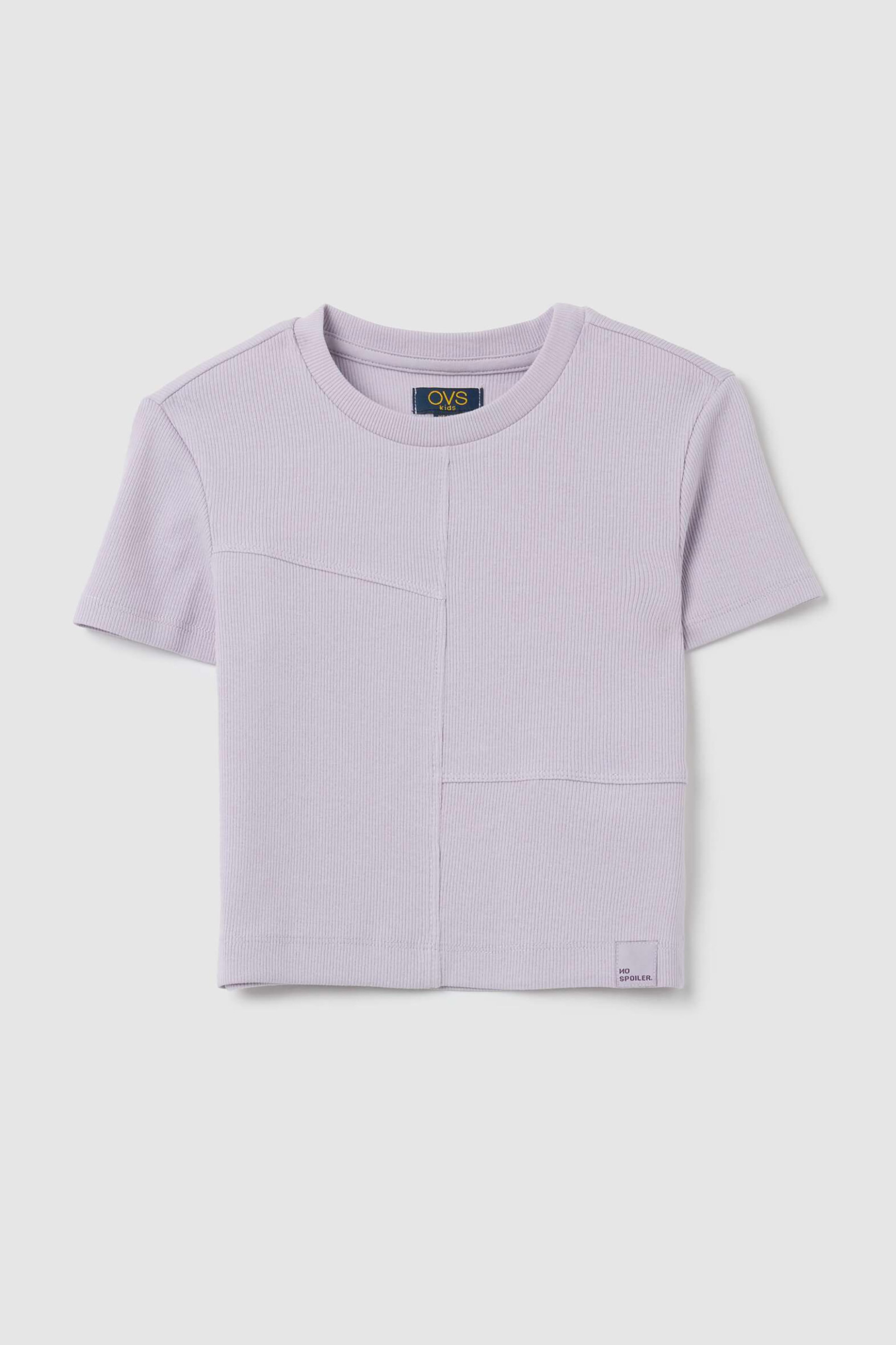 OVS παιδικό T-shirt cropped - 002415337 Λιλά φωτογραφία