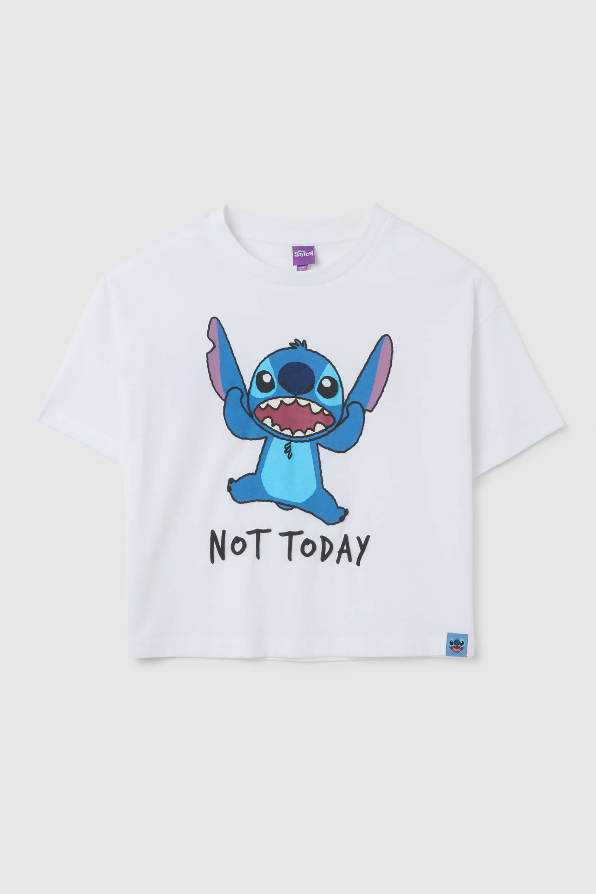 OVS παιδικό T-shirt με print "Stitch" - 002415352 Λευκό φωτογραφία