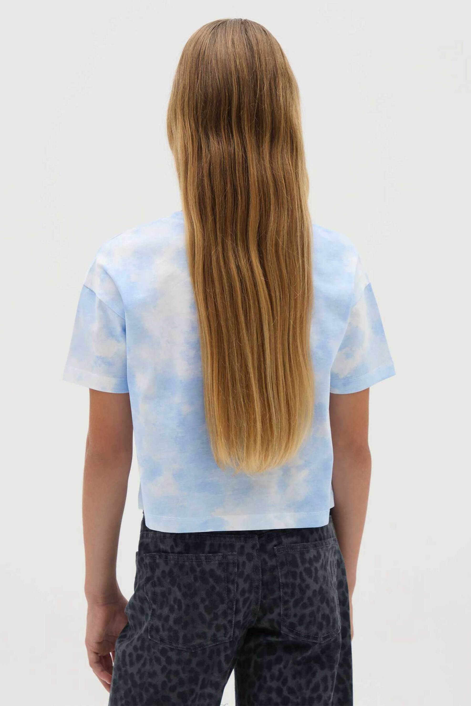 OVS παιδικό T-shirt με print tie-dye "Stitch" - 002415357 Γαλάζιο φωτογραφία