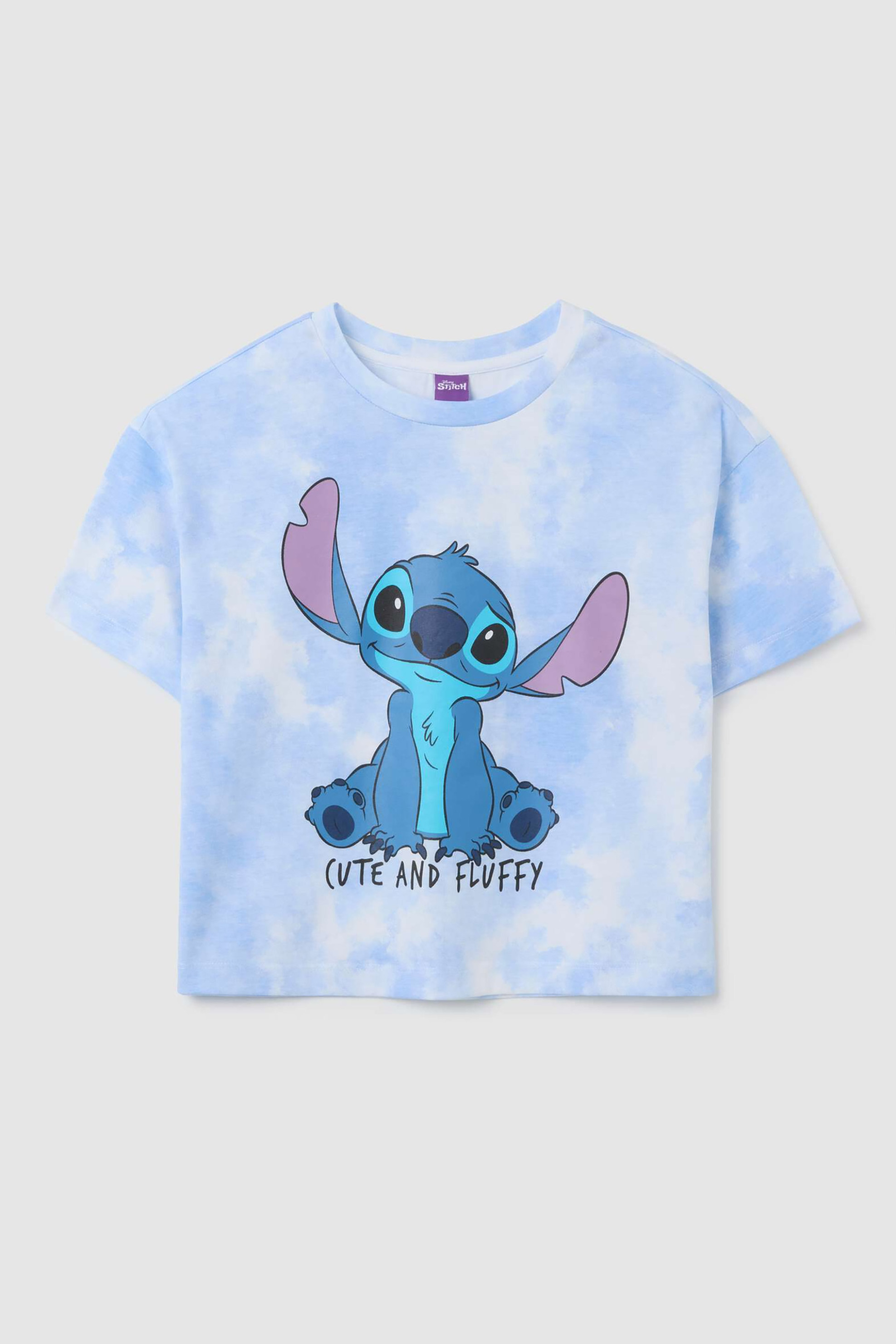OVS παιδικό T-shirt με print tie-dye "Stitch" - 002415357 Γαλάζιο φωτογραφία