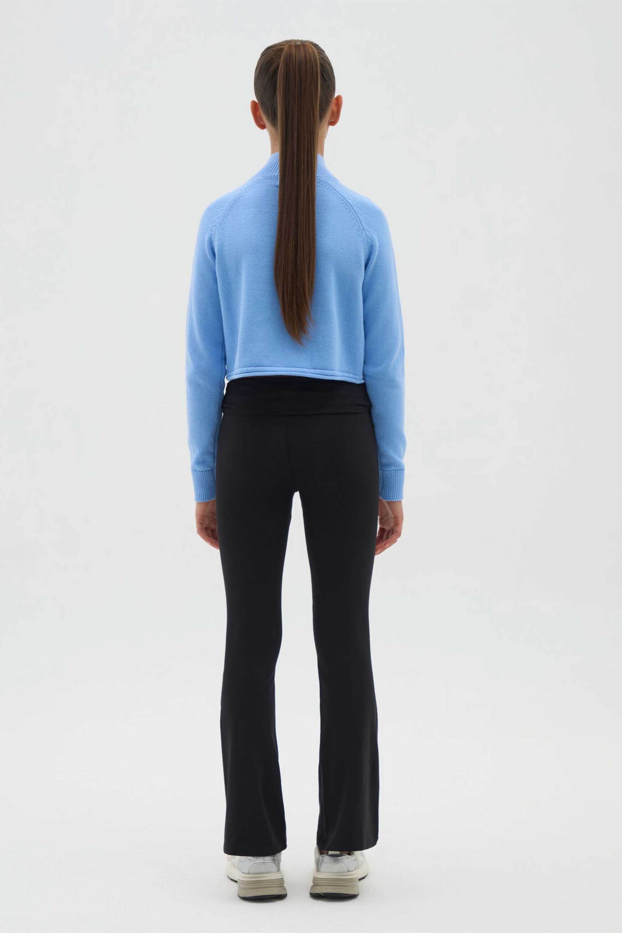 OVS παιδικό κολάν μονόχρωμο Regular Fit - 002431645 Μαύρο φωτογραφία