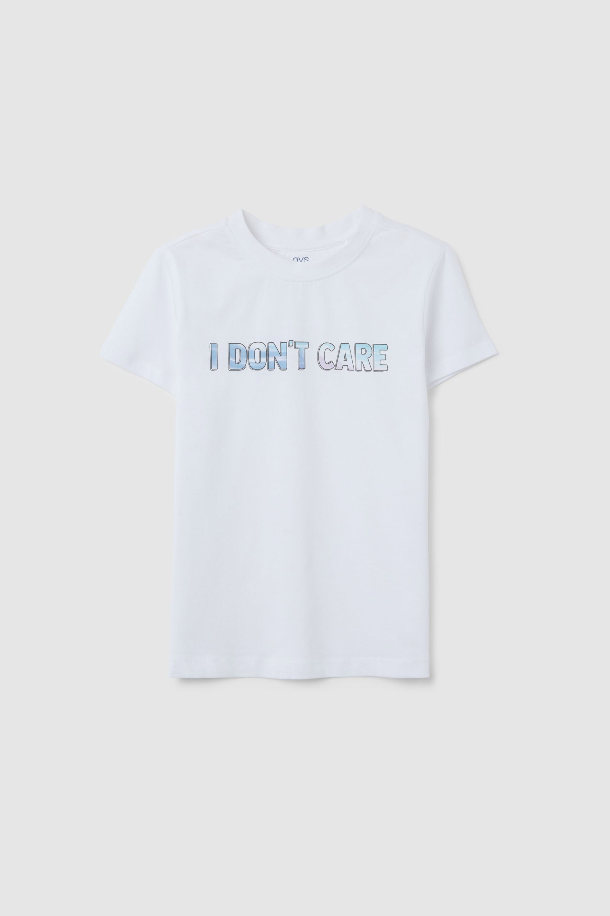OVS KIDS OVS παιδικό T-shirt με lettering - 002433099 Λευκό