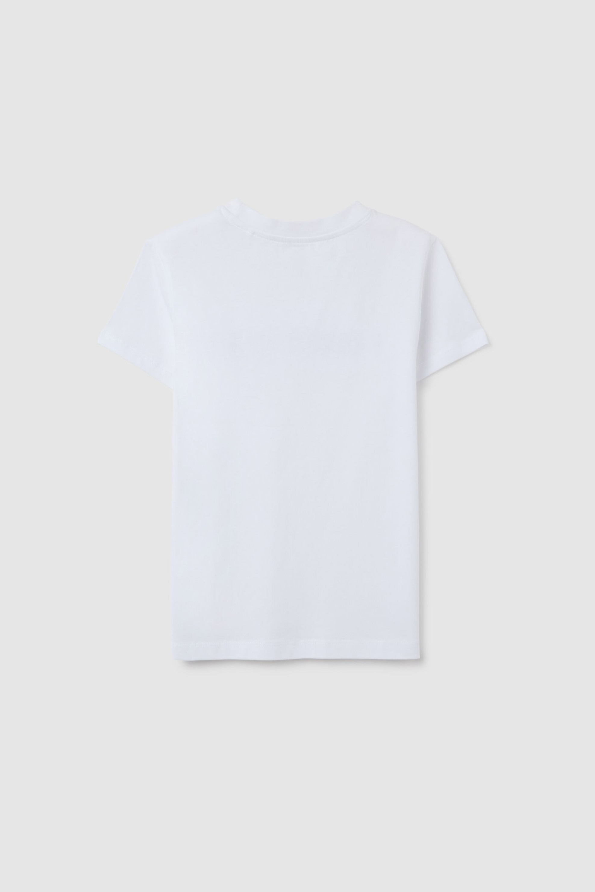 OVS παιδικό T-shirt με lettering - 002433099 Λευκό φωτογραφία