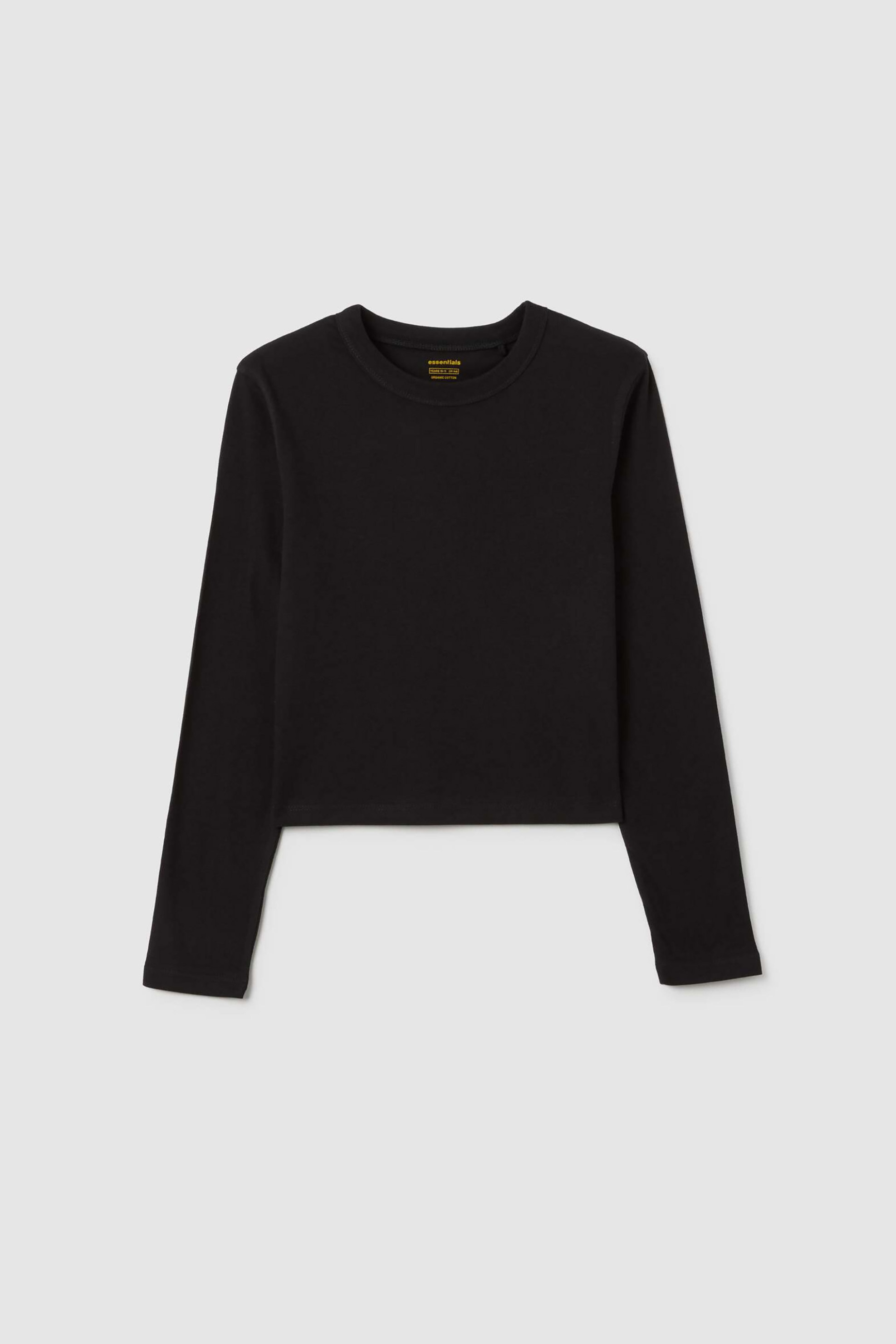 OVS παιδική μπλούζα μονόχρωμη Regular Fit - 002443678 Μαύρο φωτογραφία