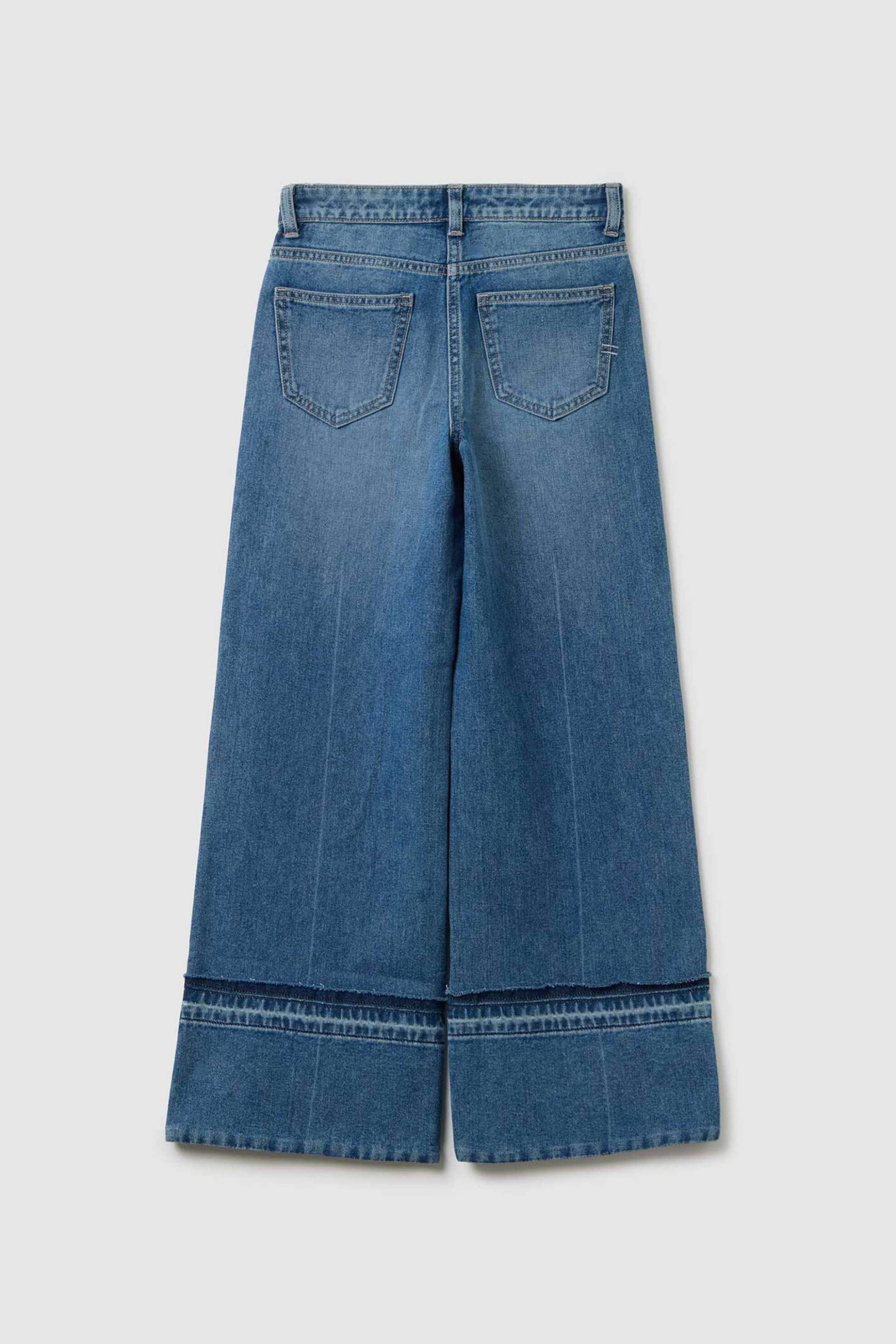 OVS παιδικό τζιν παντελόνι πεντάτσεπο Wide Leg - 002444022 Μπλε Σκούρο φωτογραφία