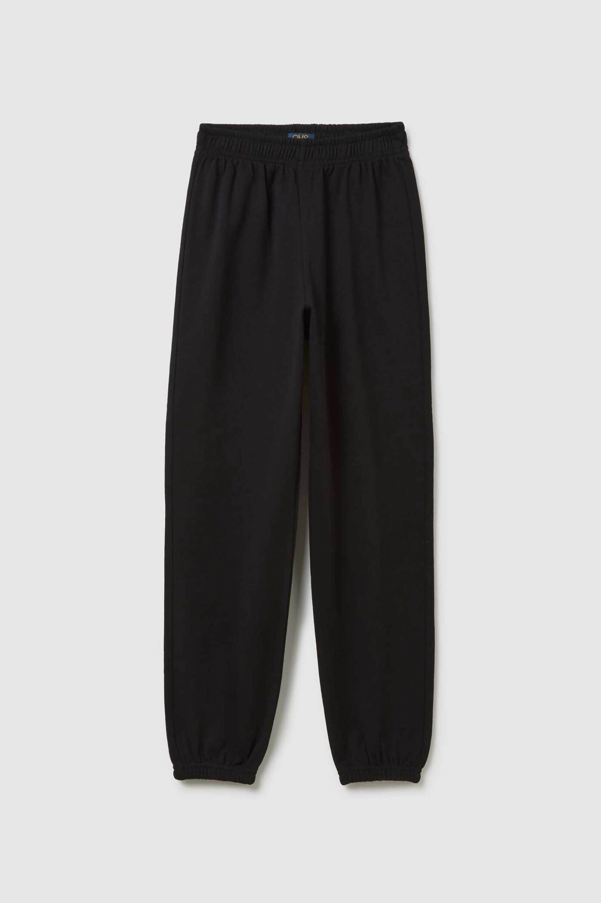 OVS παιδικό παντελόνι φόρμας με ελαστική μέση Regular Fit - 002444042 Μαύρο φωτογραφία