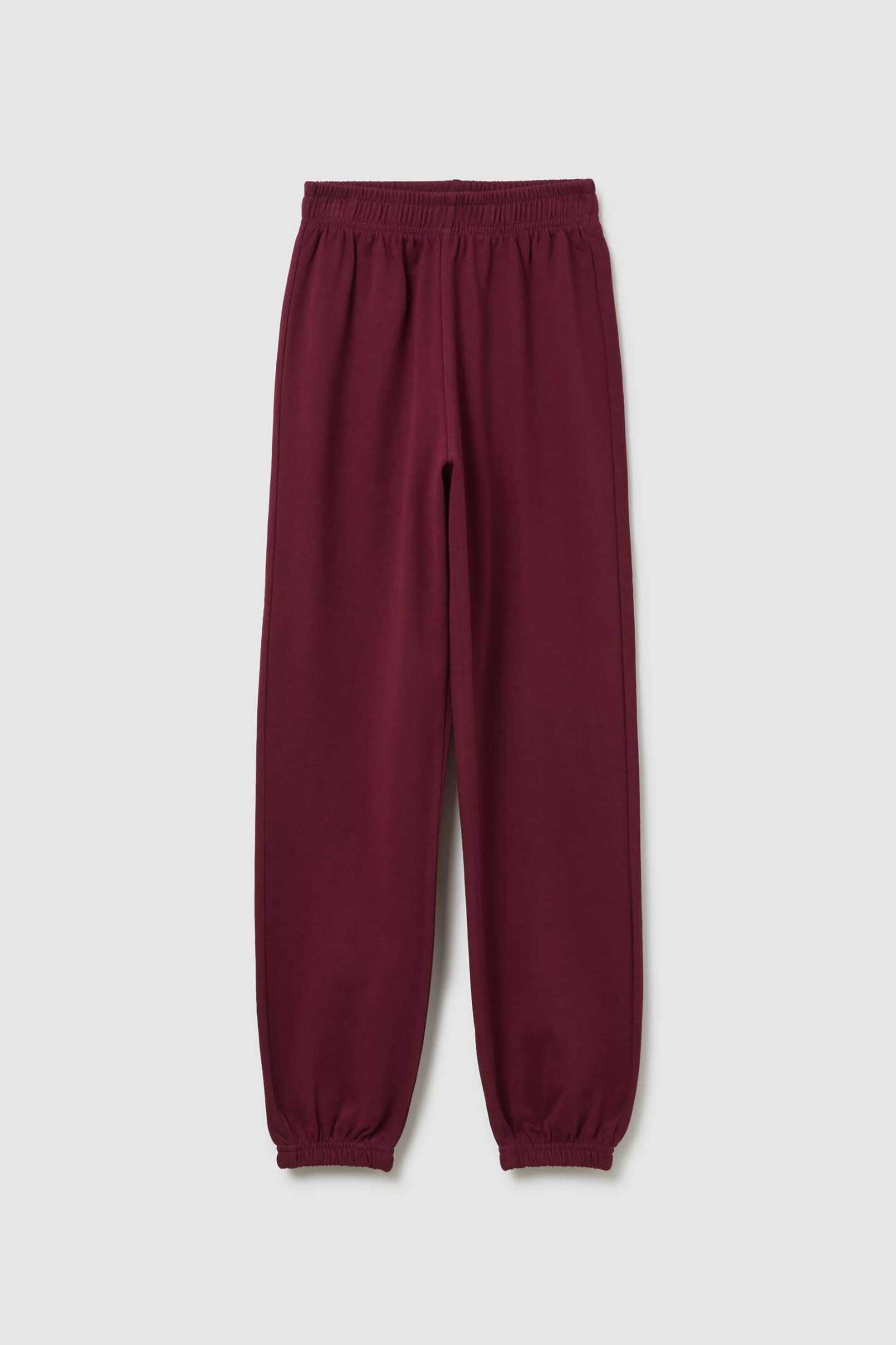 OVS παιδικό παντελόνι φόρμας με ελαστική μέση Regular Fit - 002444047 Μπορντό φωτογραφία