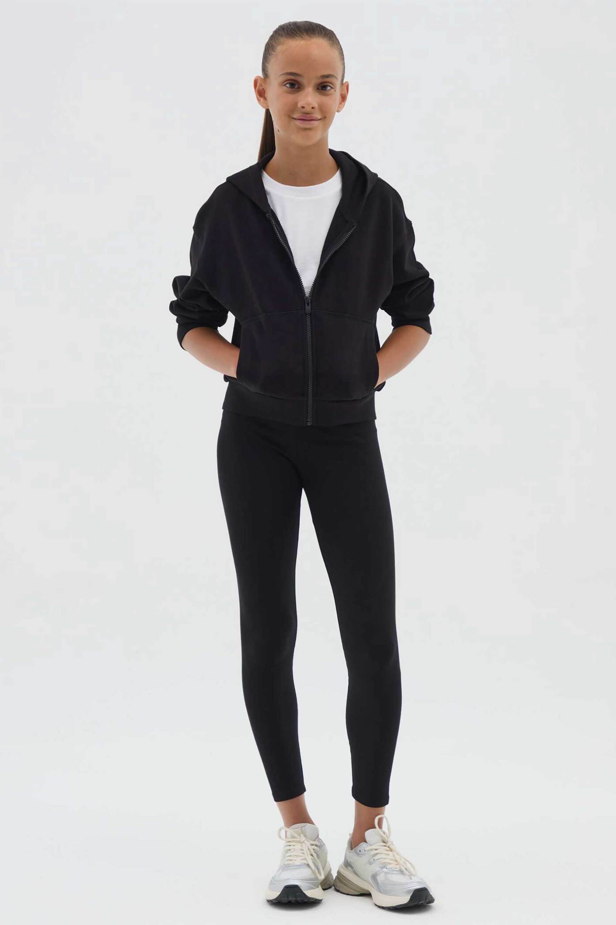 OVS KIDS OVS παιδικό κολάν μονόχρωμο Slim Fit - 002444057 Μαύρο