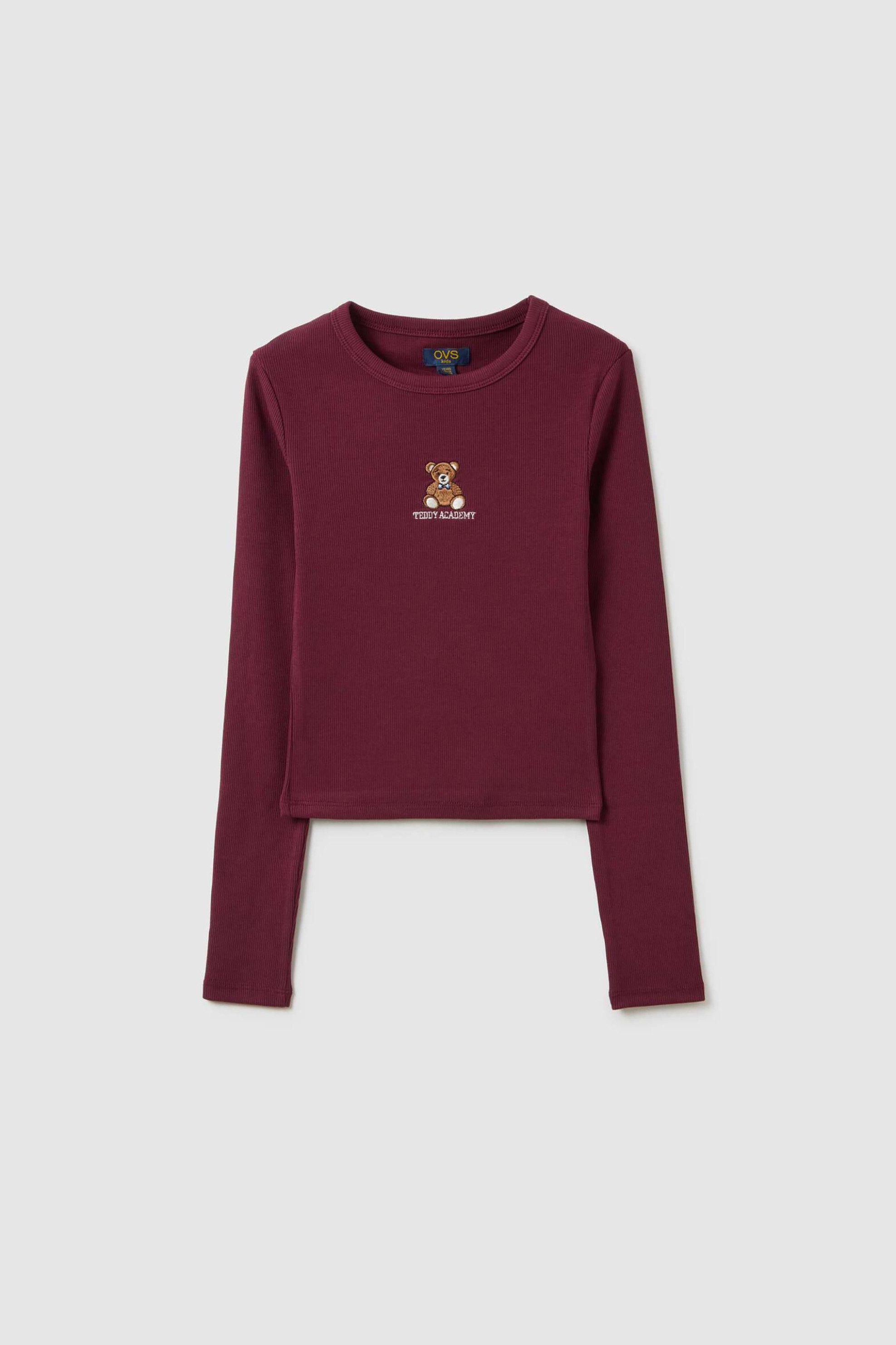 OVS KIDS OVS παιδική μπλούζα με print Regular Fit - 002444132 Μπορντό