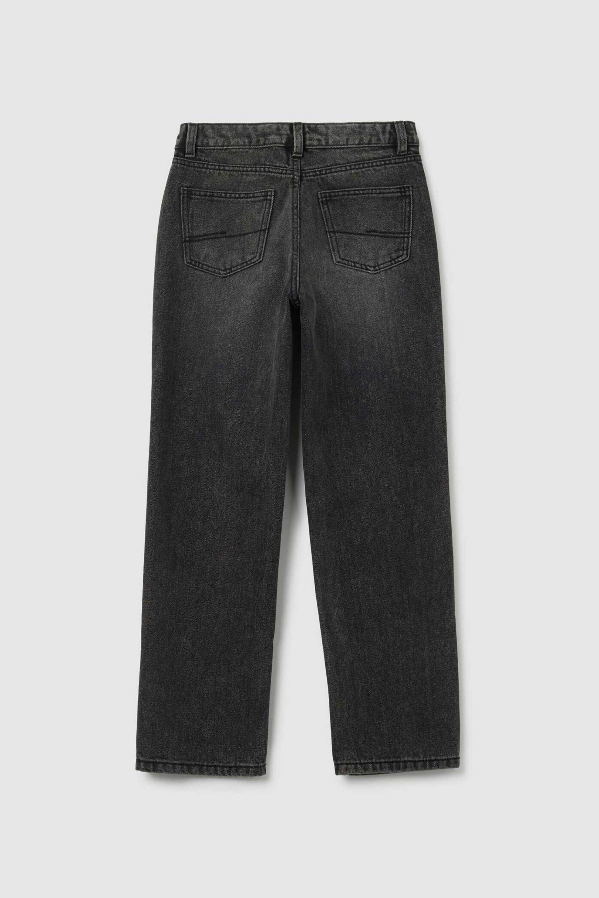 OVS παιδικό τζιν παντελόνι Straight Fit - 002454840 Μαύρο φωτογραφία