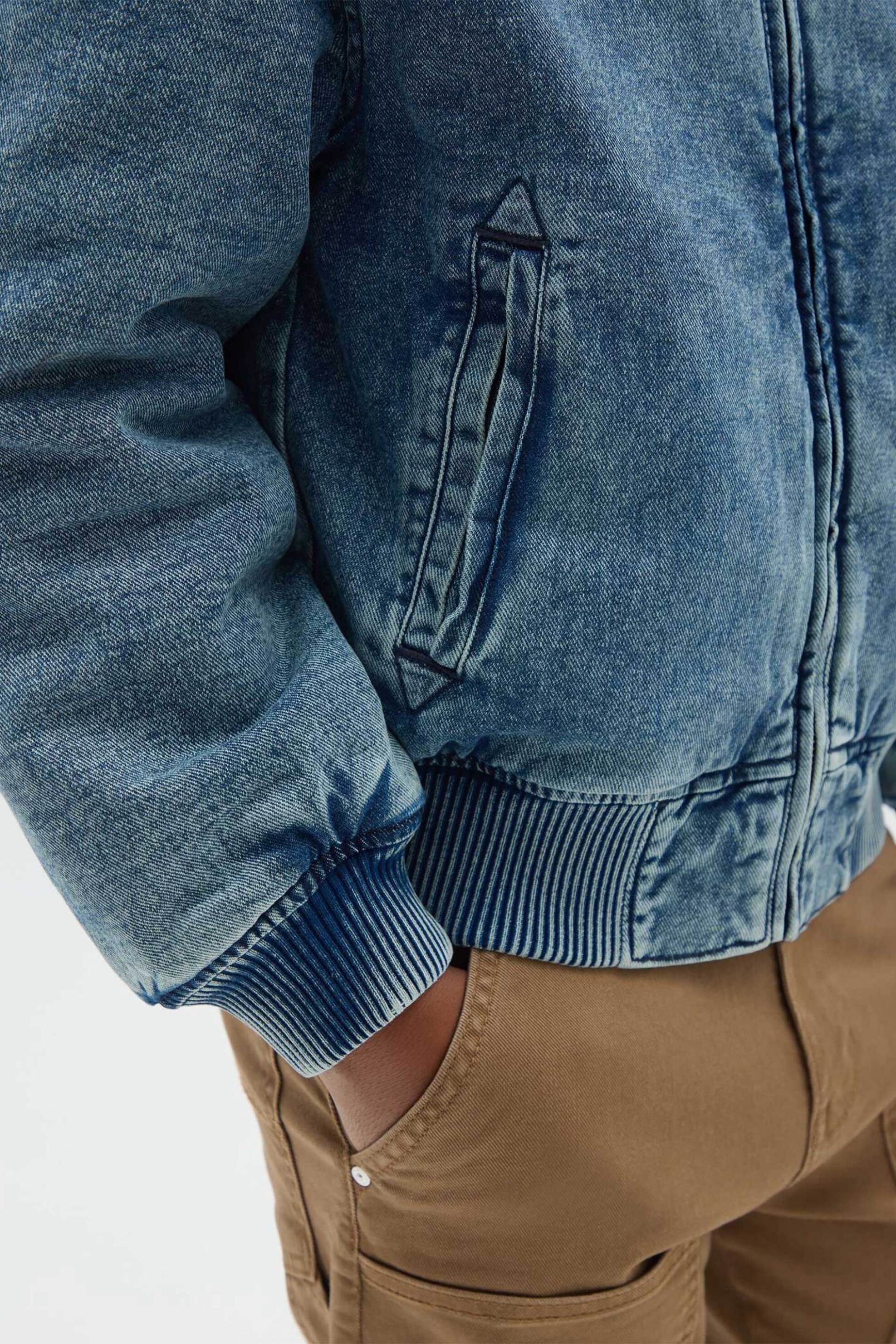 OVS παιδικό denim μπουφάν bomber Regular Fit - 002418929 Μπλε Σκούρο φωτογραφία