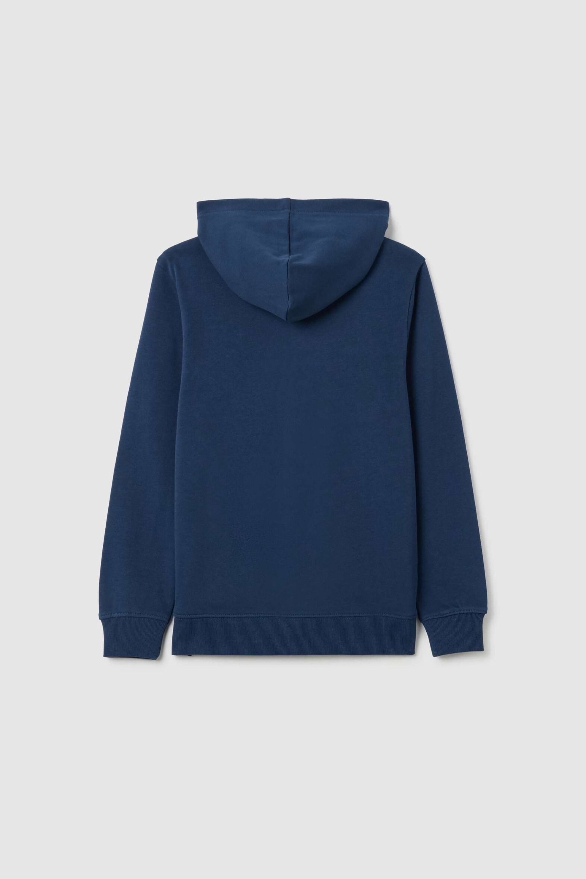 OVS παιδική ζακέτα φούτερ με κουκούλα - 002419186 Μπλε Σκούρο φωτογραφία