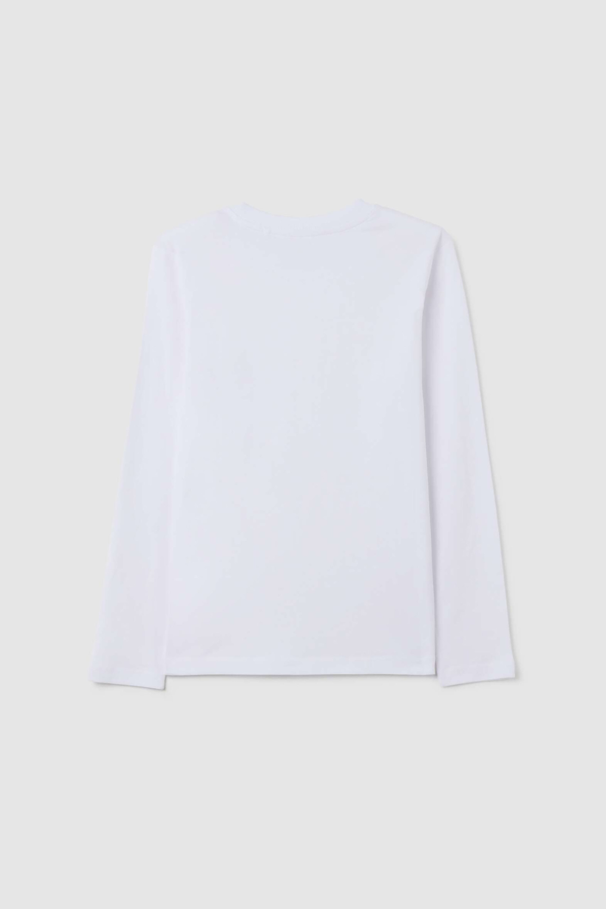 OVS παιδική μπλούζα μονόχρωμη - 002419231 Λευκό φωτογραφία