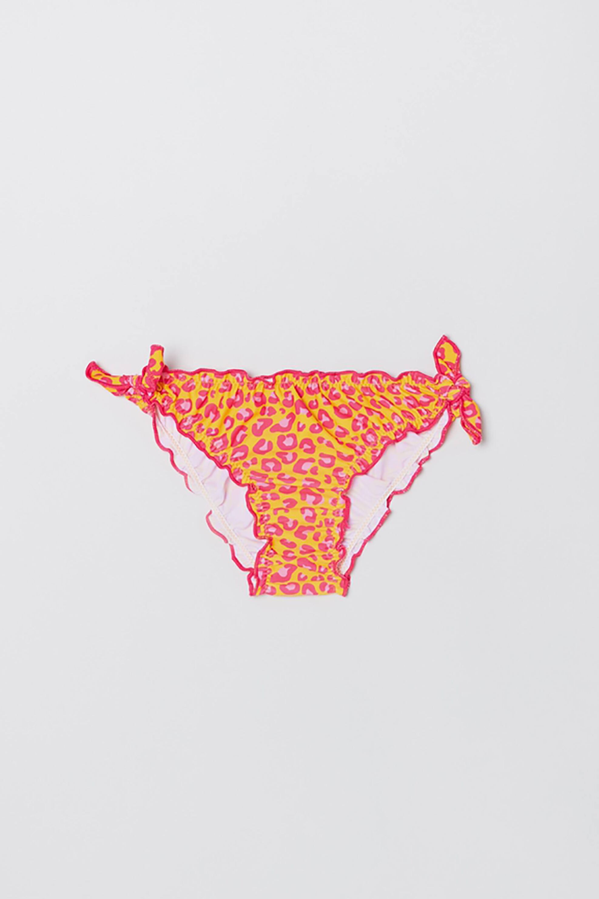 OVS παιδικό μαγιό slip με animal print - 001754646 Πορτοκαλί