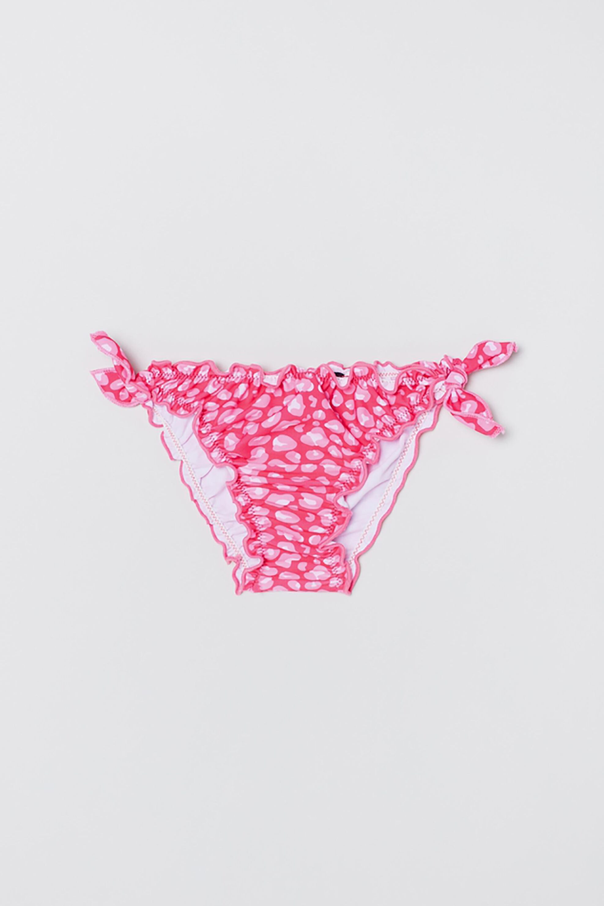 OVS παιδικό μαγιό slip με animal print - 001754650 Ροζ