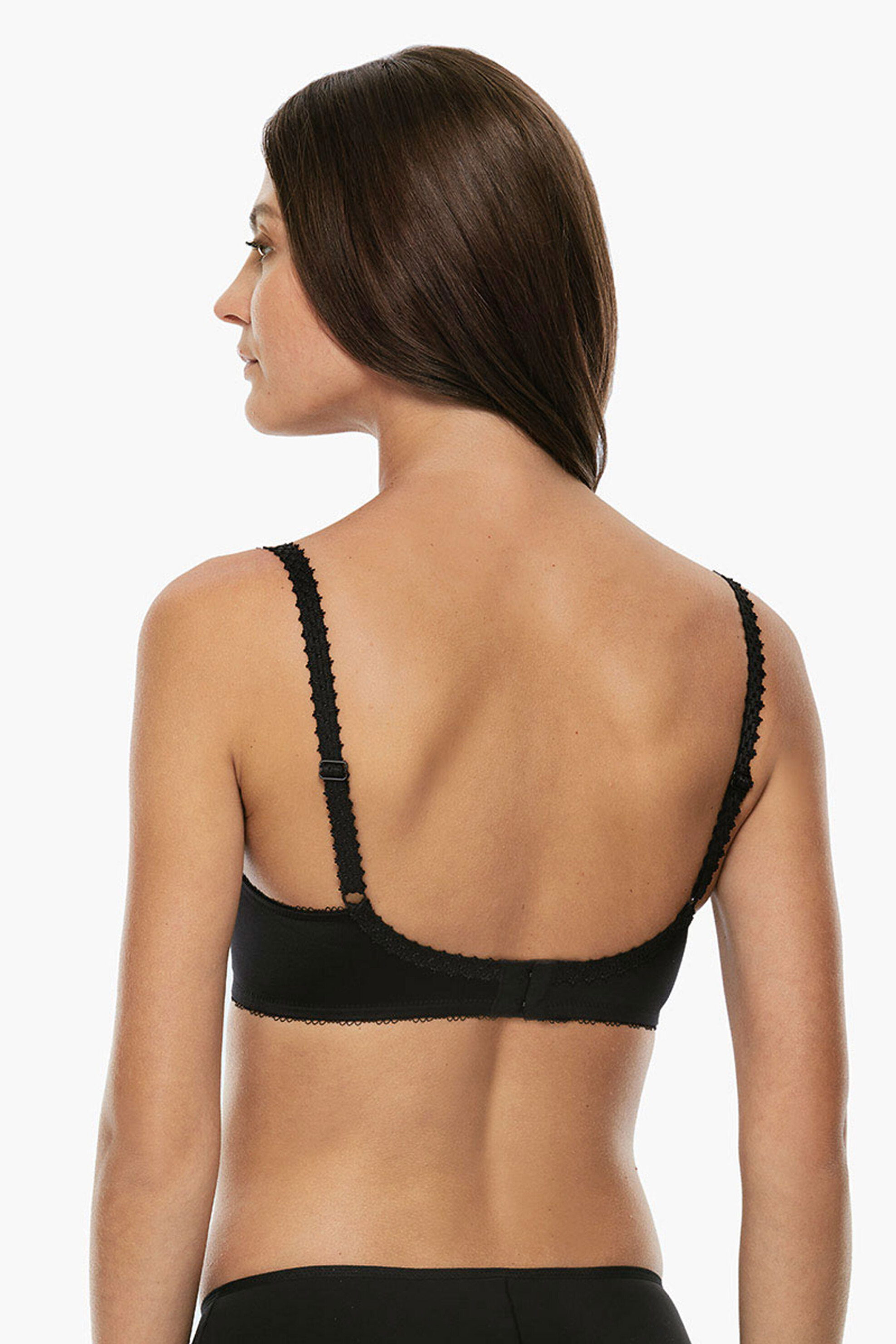 Lovable γυναικείο σουτιέν με δαντελωτό σχέδιο "Exuberance" cup C - LOV-14068C Μαύρο φωτογραφία