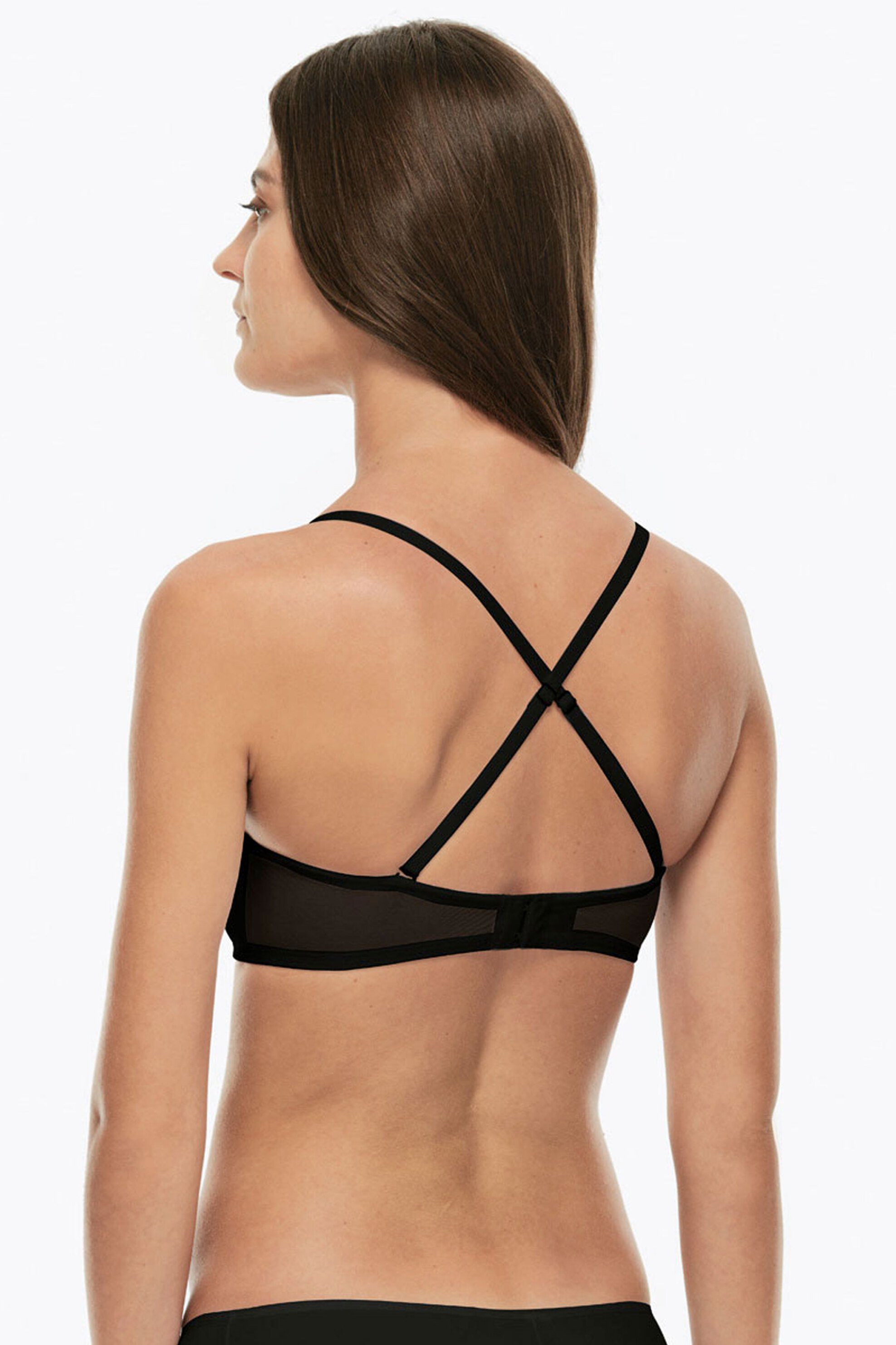 Lovable γυναικείο σουτιέν με διαφάνεια "Celebrity Secret" cup C - LOV-14129C Μαύρο φωτογραφία